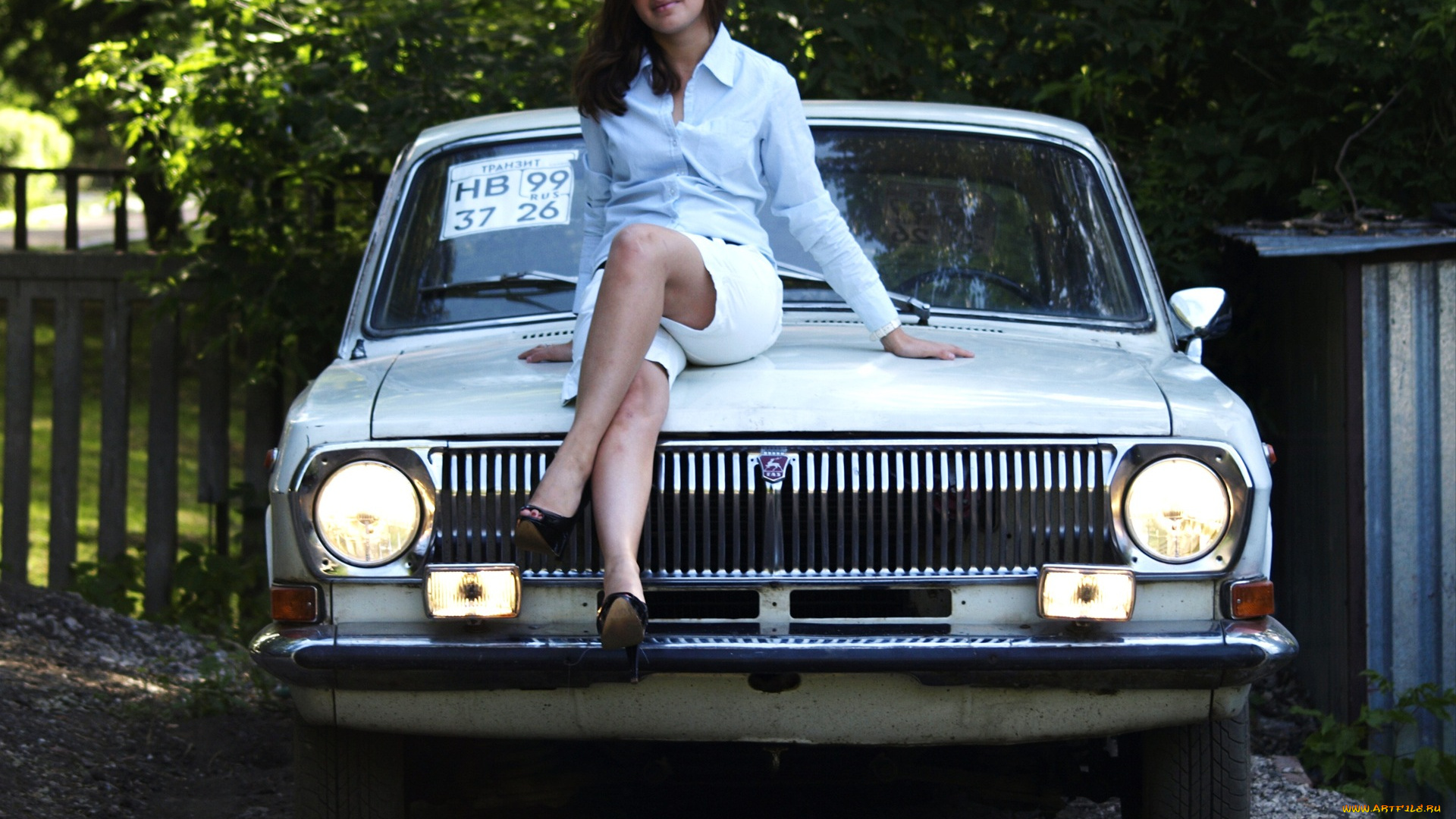 автомобили, -авто, с, девушками, газ