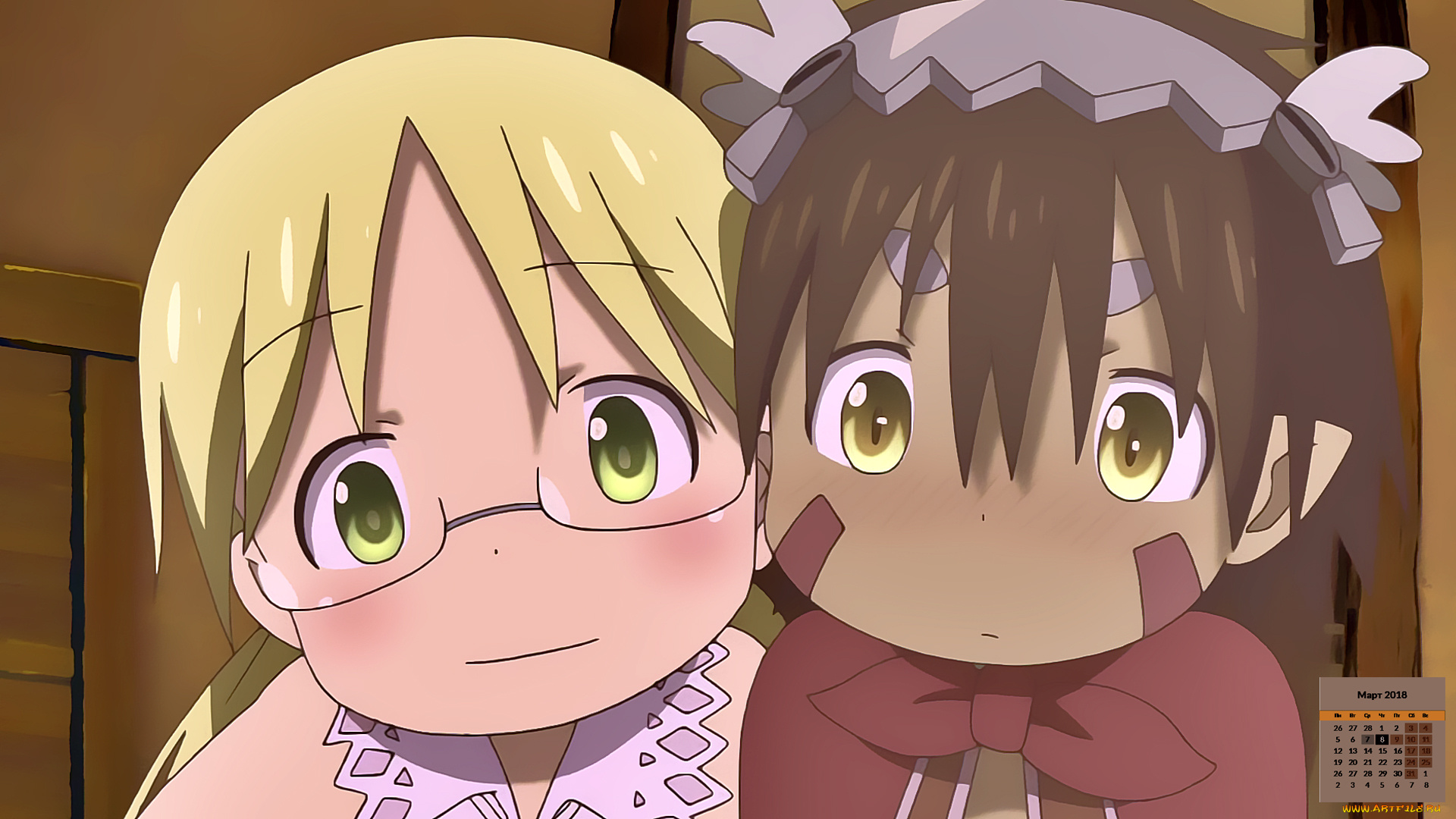 календари, аниме, лицо, 2018, взгляд, мальчик, девочка