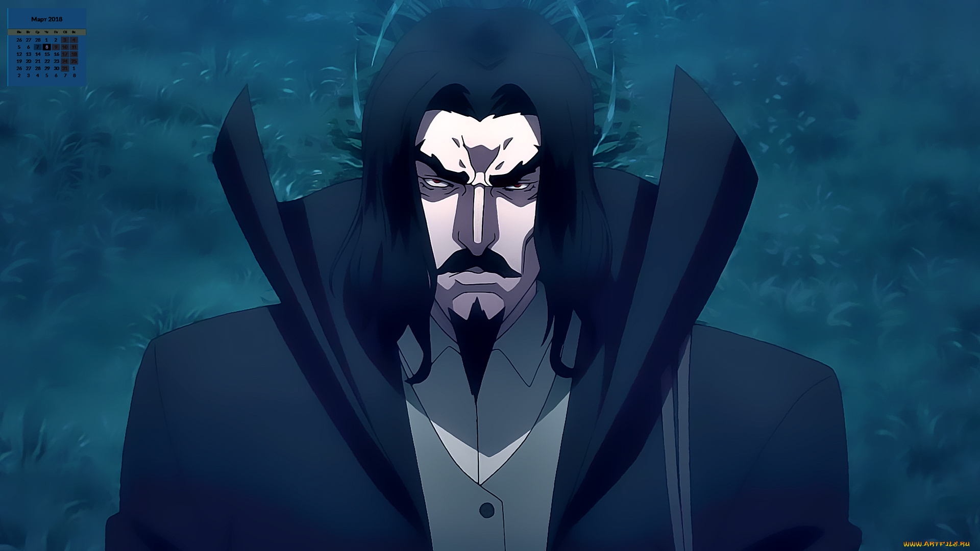 календари, аниме, мужчина, 2018, лицо