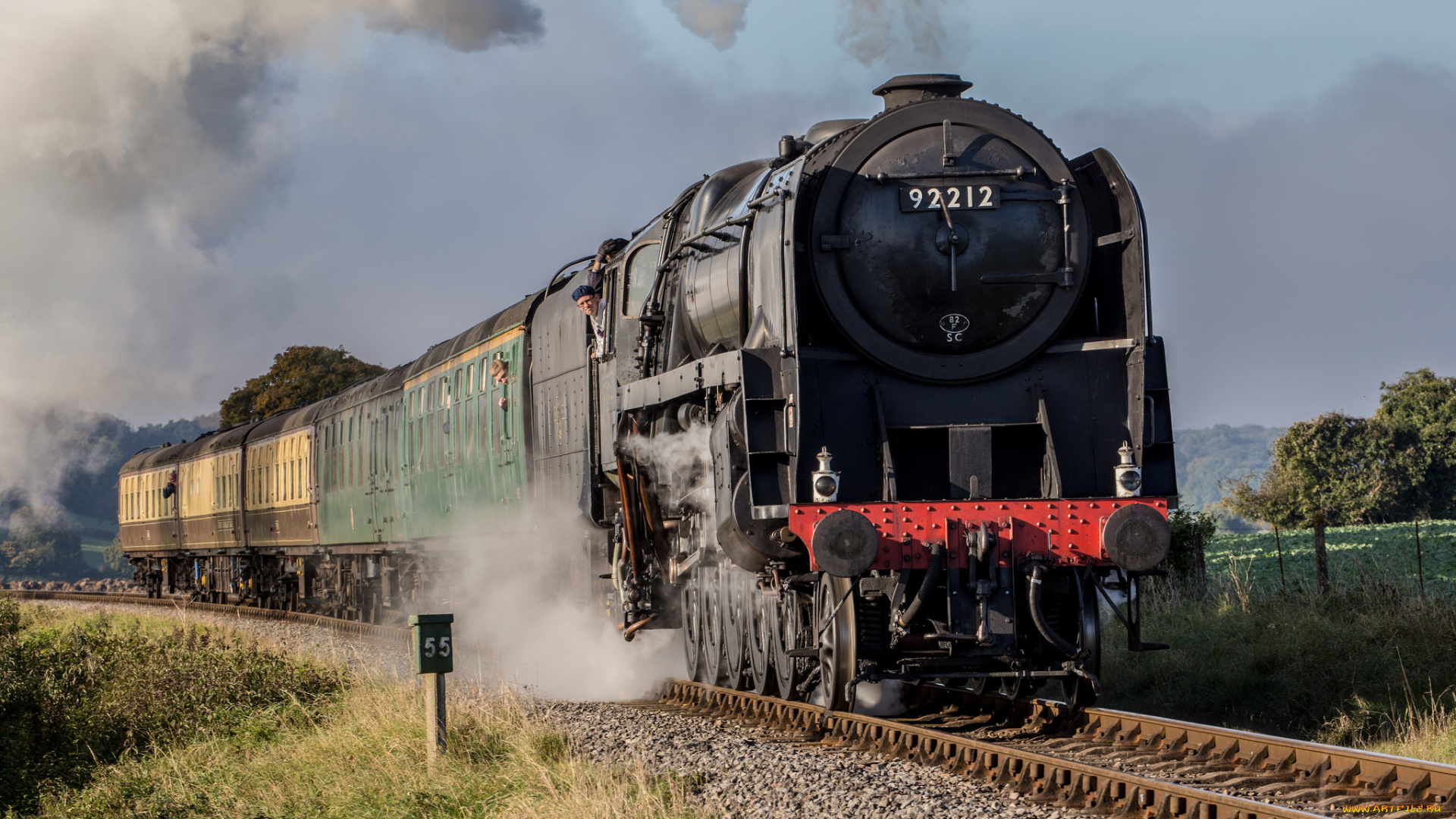 техника, паровозы, паровоз, рельсы