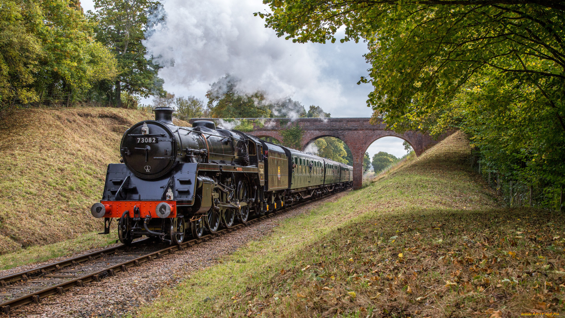 техника, паровозы, паровоз, рельсы