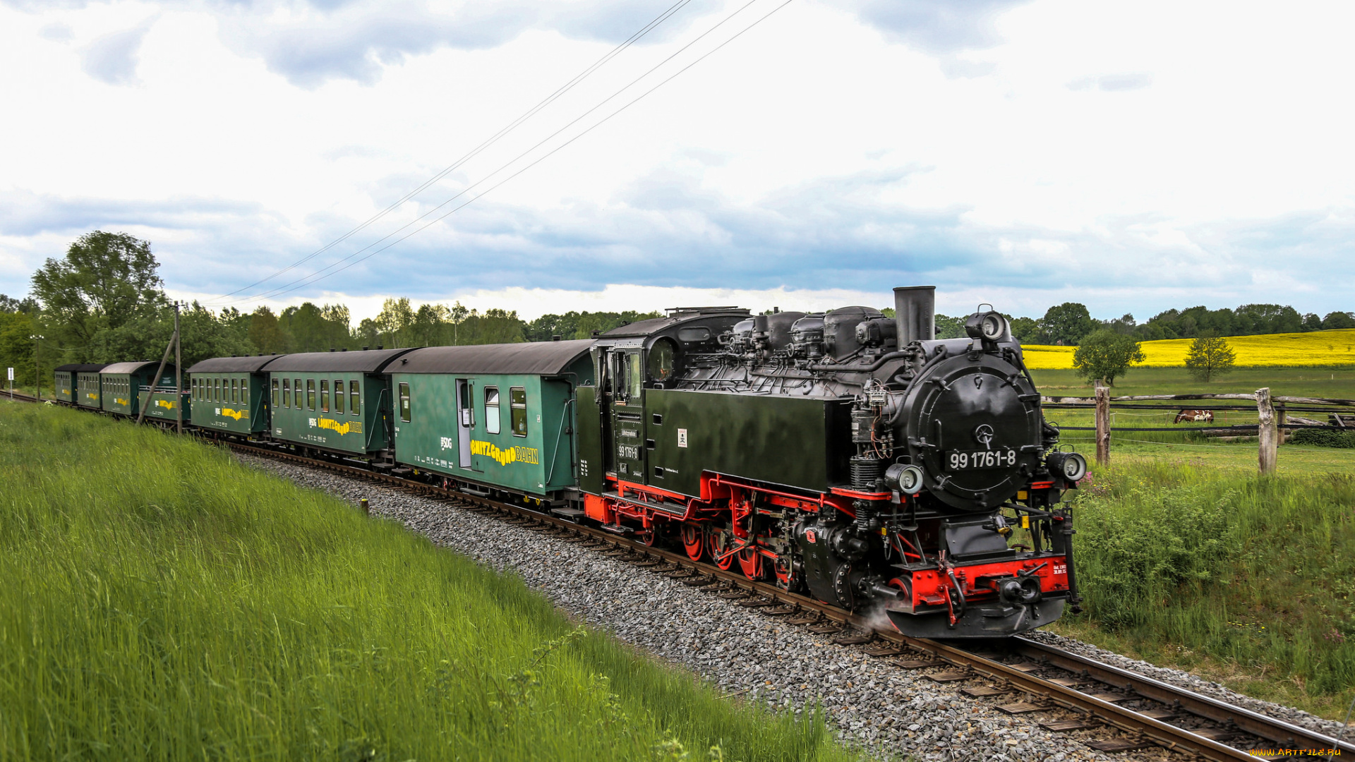 техника, паровозы, паровоз, рельсы