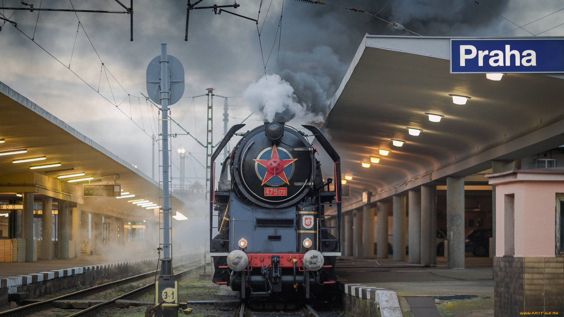 техника, паровозы, паровоз, рельсы