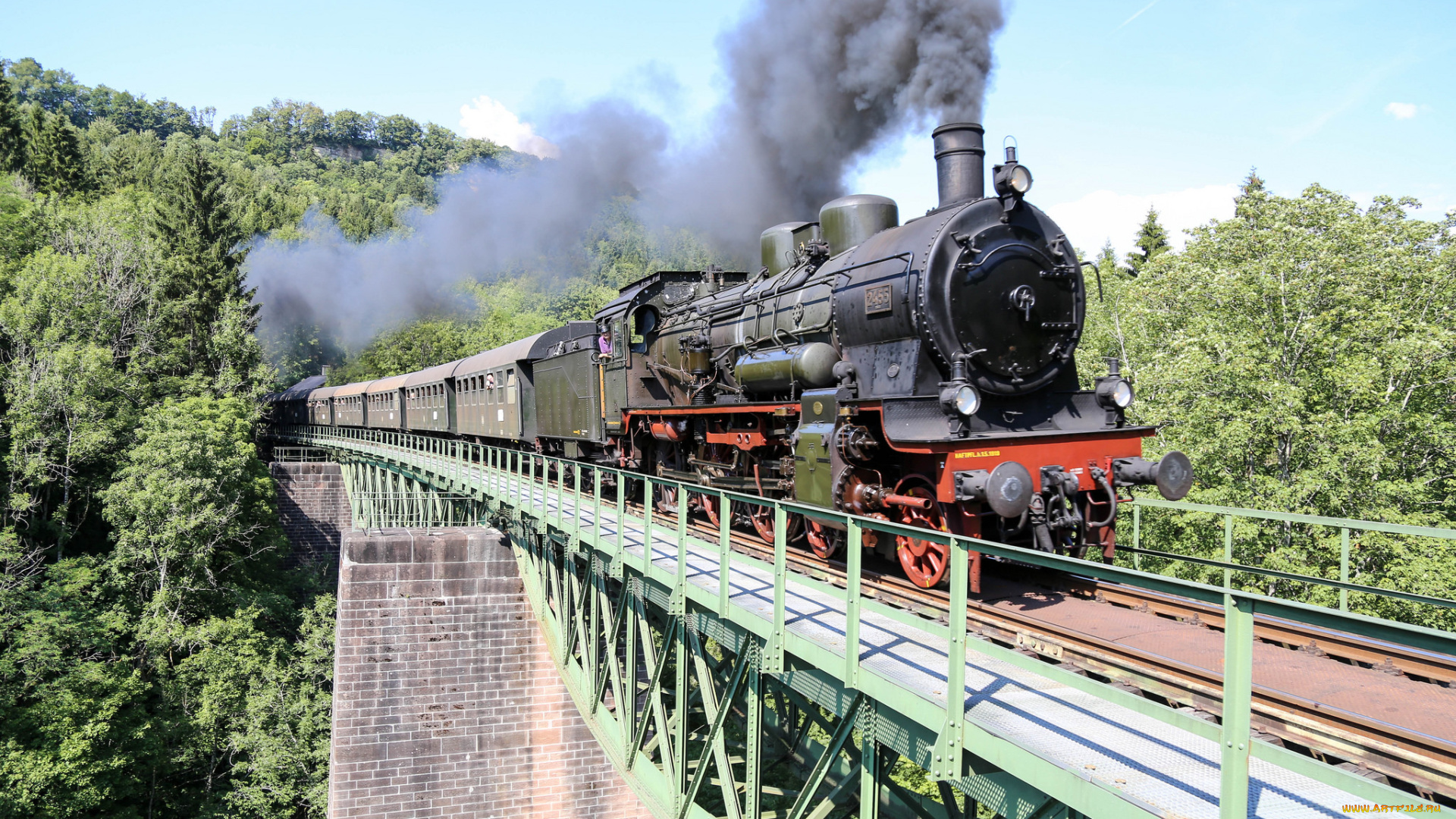 техника, паровозы, паровоз, рельсы