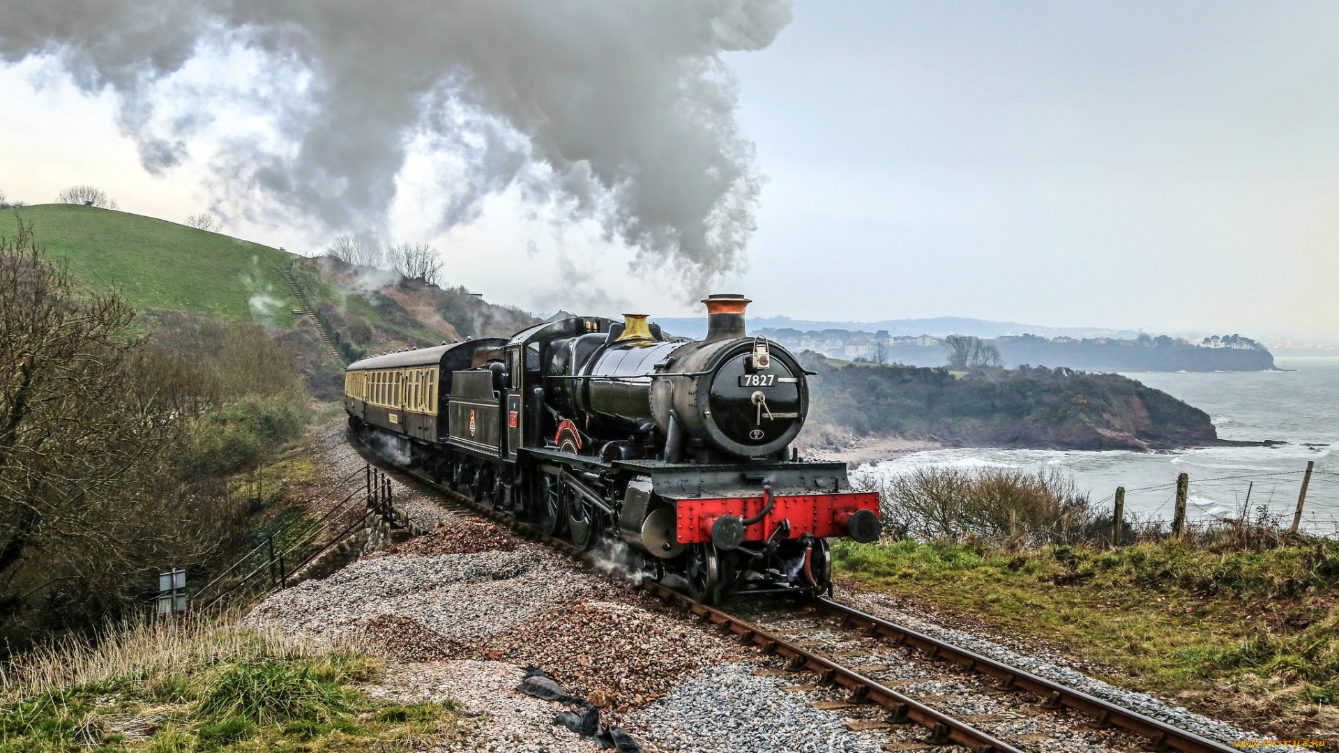 техника, паровозы, паровоз, рельсы