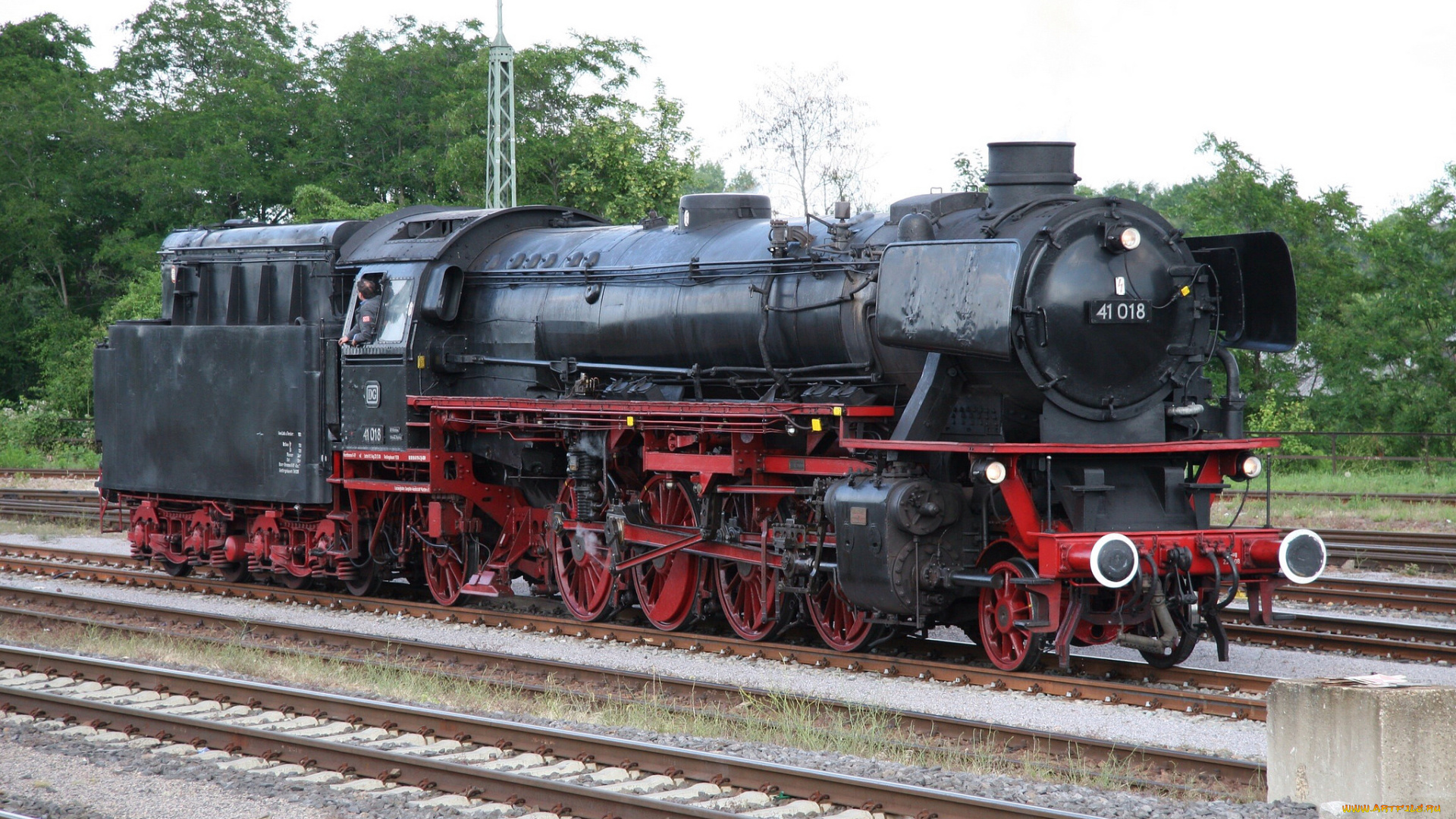 техника, паровозы, паровоз, рельсы