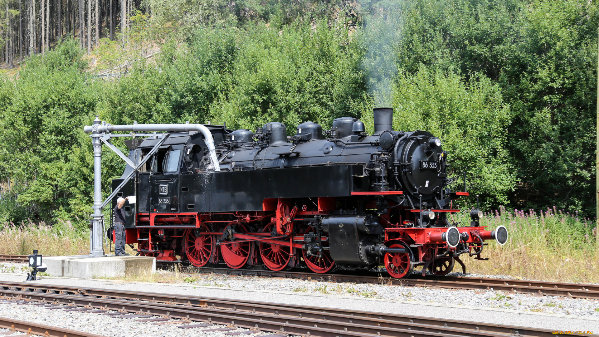 техника, паровозы, паровоз, рельсы