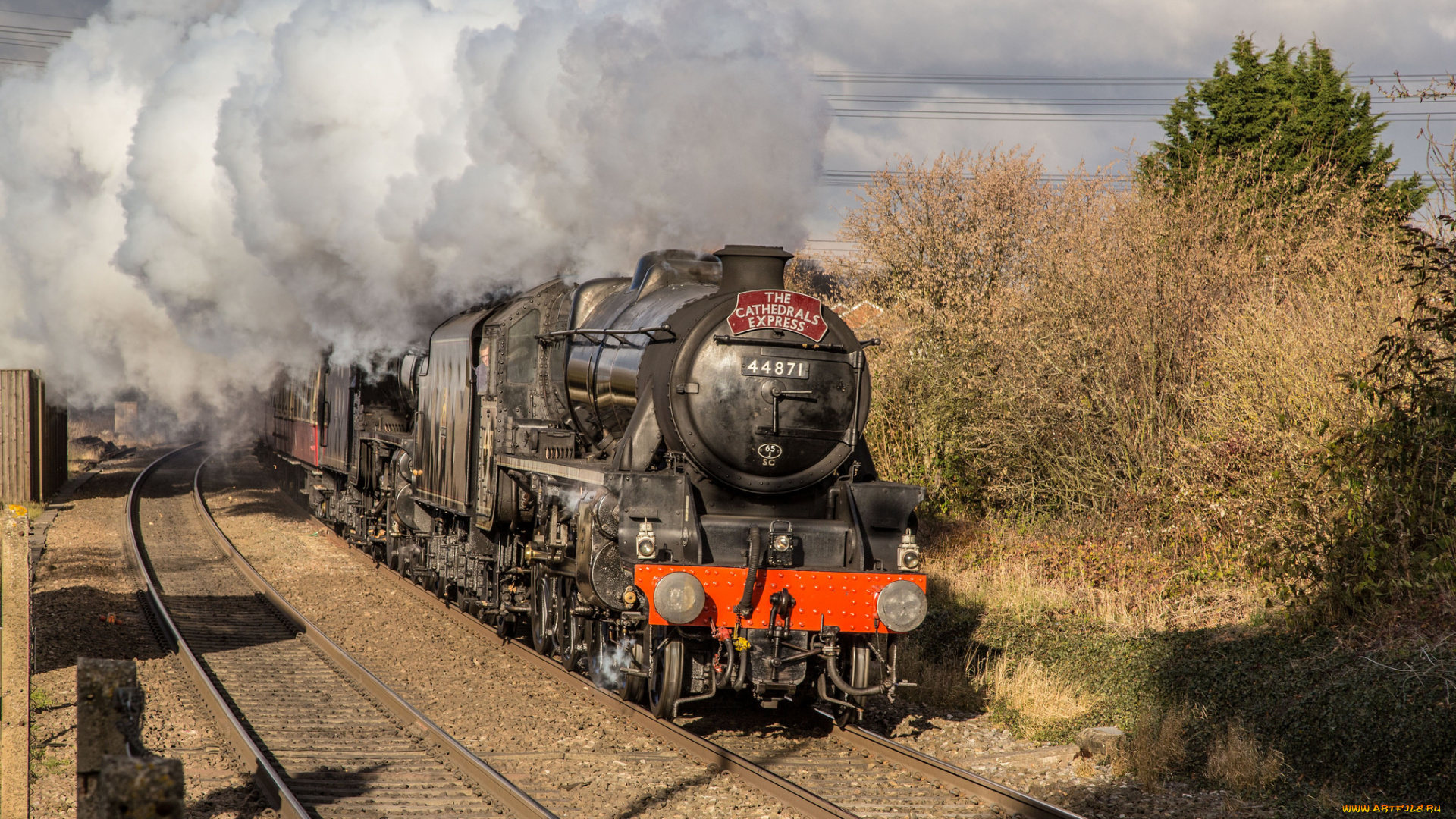 техника, паровозы, рельсы, паровоз