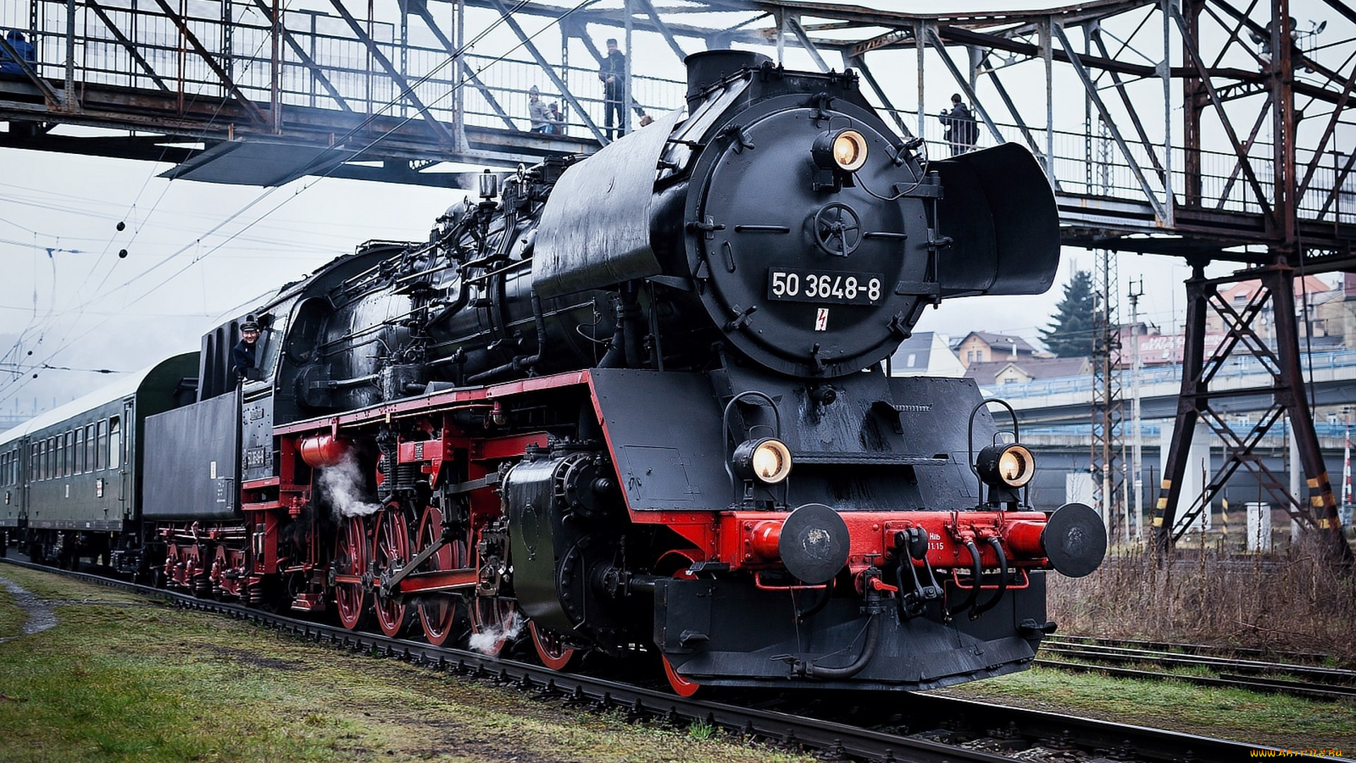 техника, паровозы, рельсы, паровоз