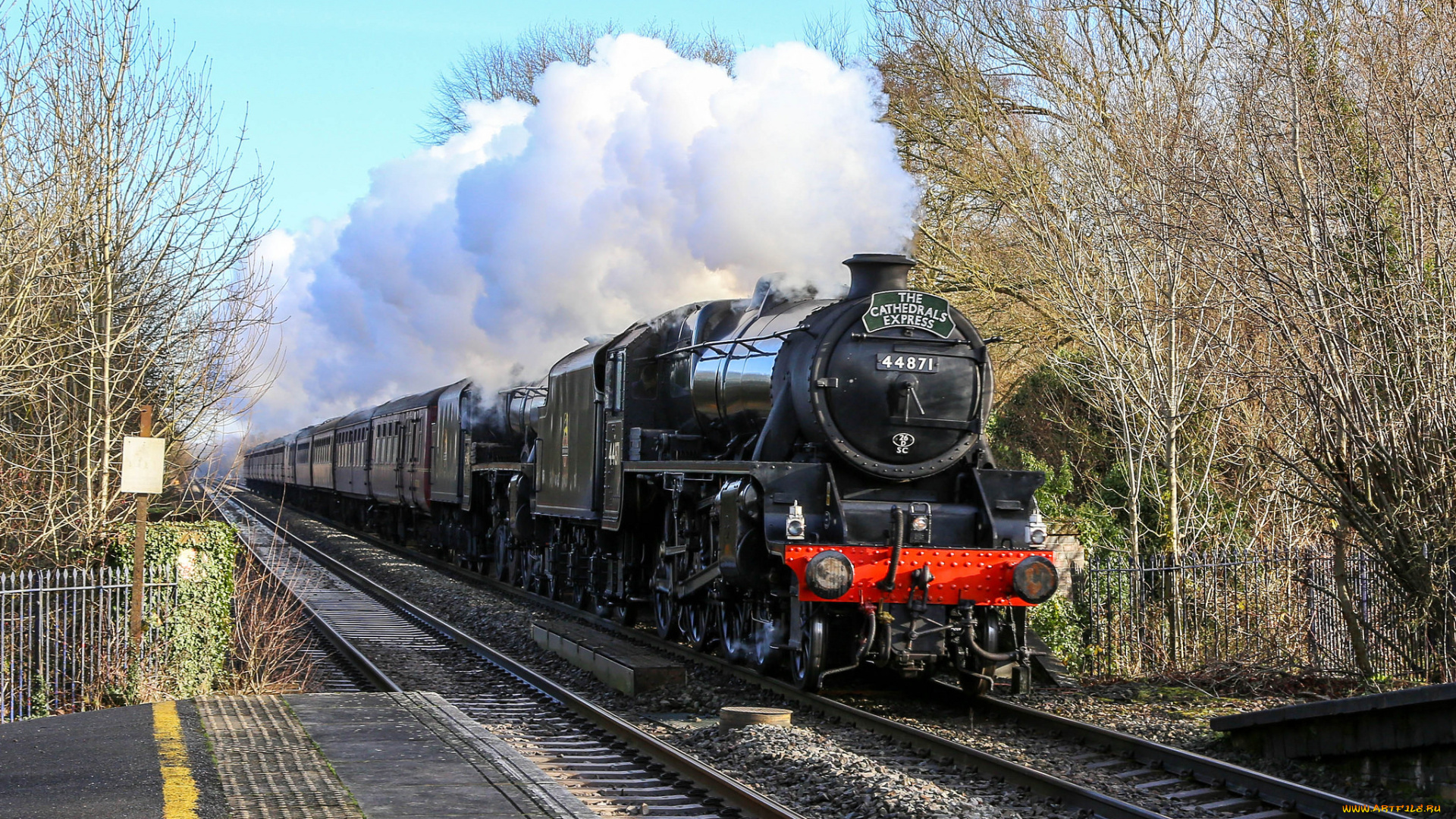 техника, паровозы, рельсы, паровоз