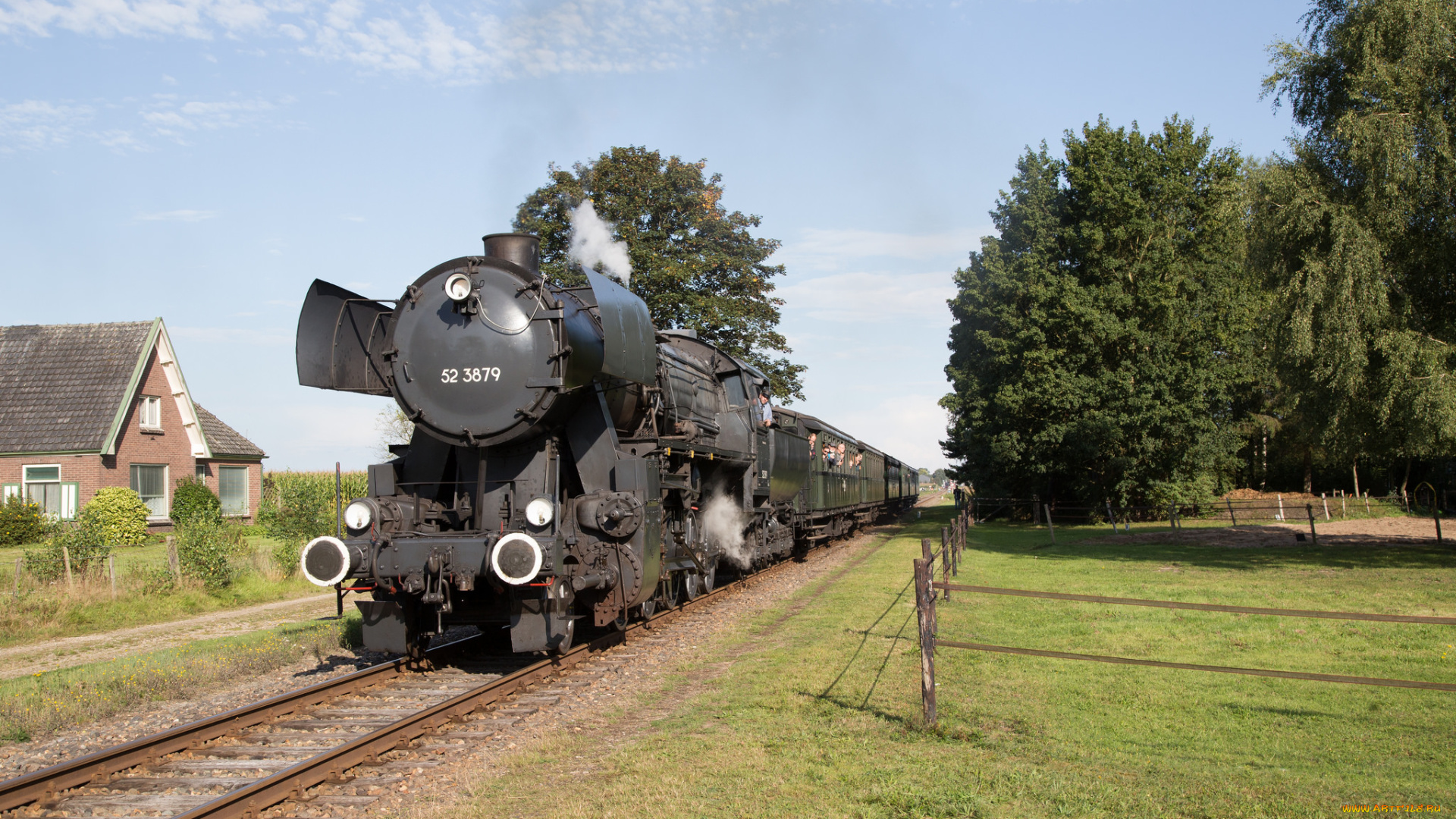 техника, паровозы, состав, локомотив