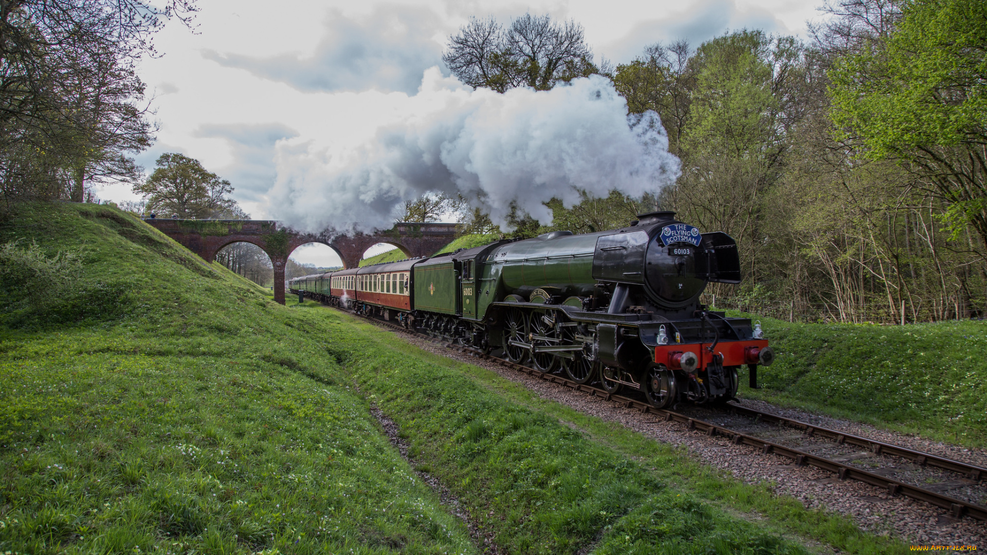 техника, паровозы, состав, локомотив