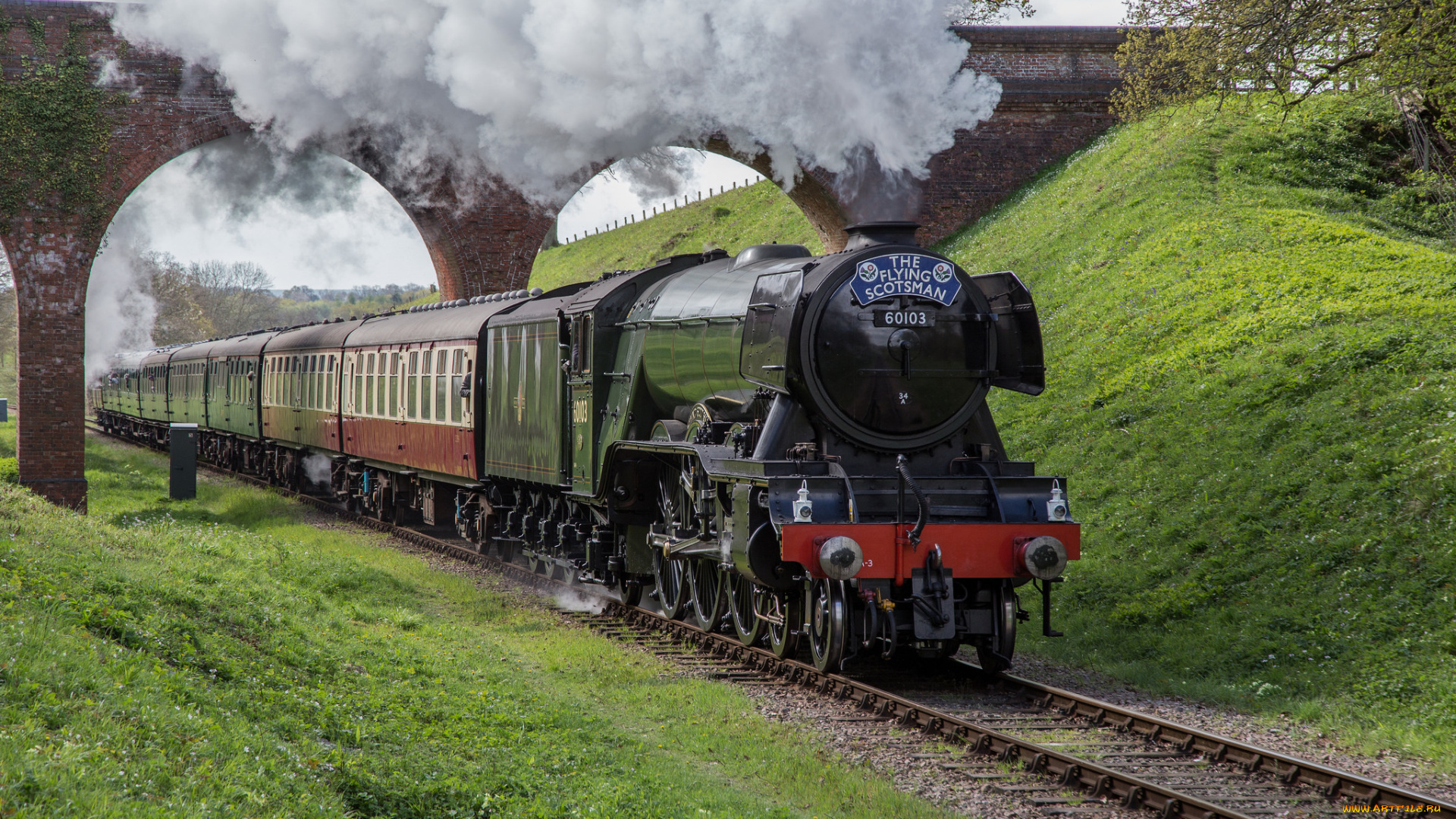 техника, паровозы, состав, локомотив