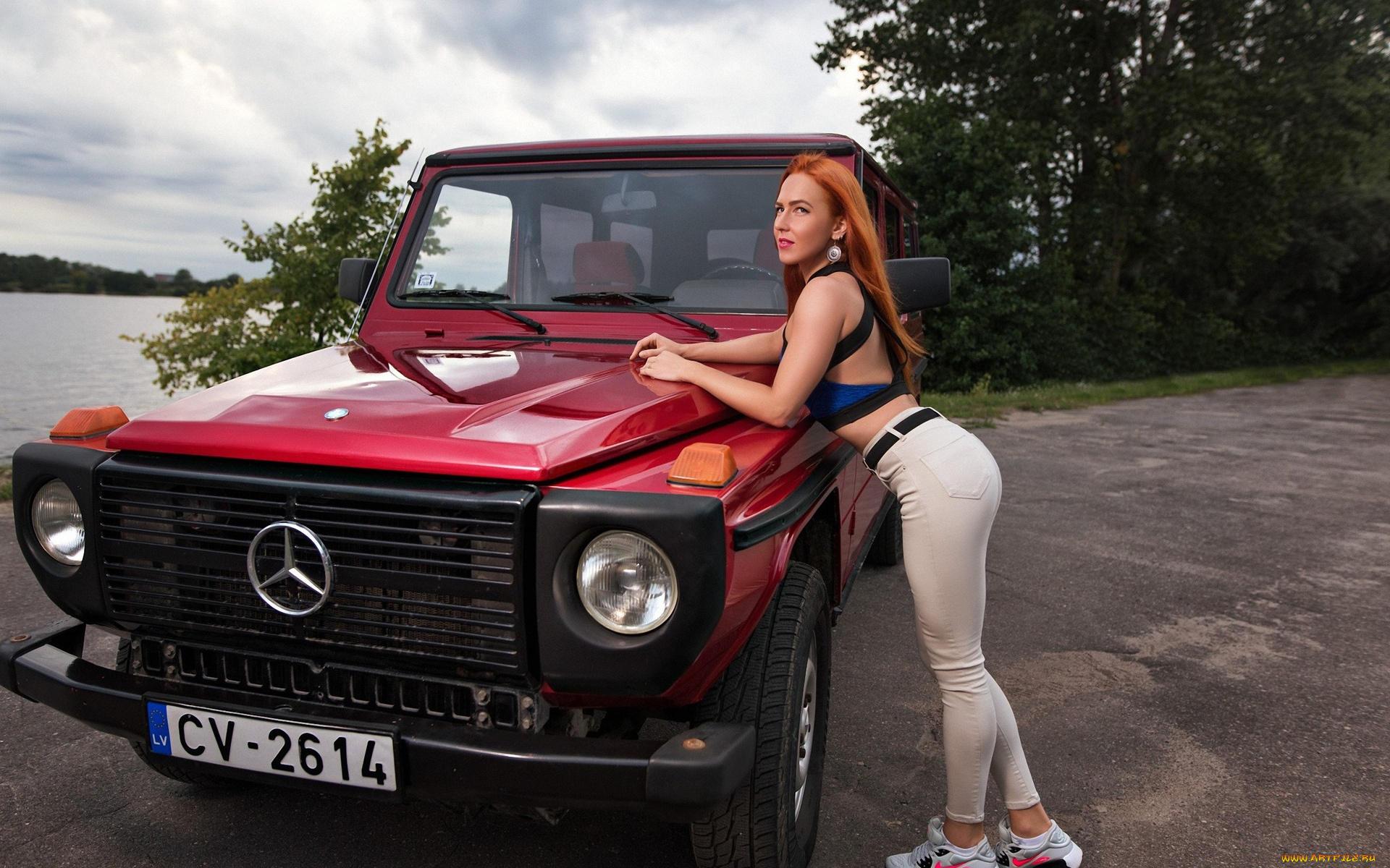 автомобили, -авто, с, девушками, mercedes