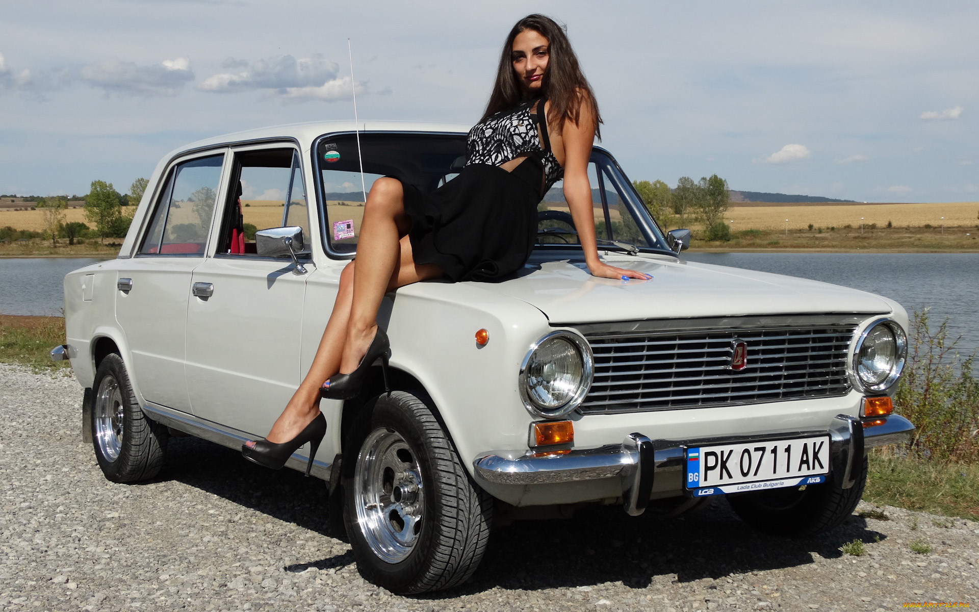 автомобили, -авто, с, девушками, ваз