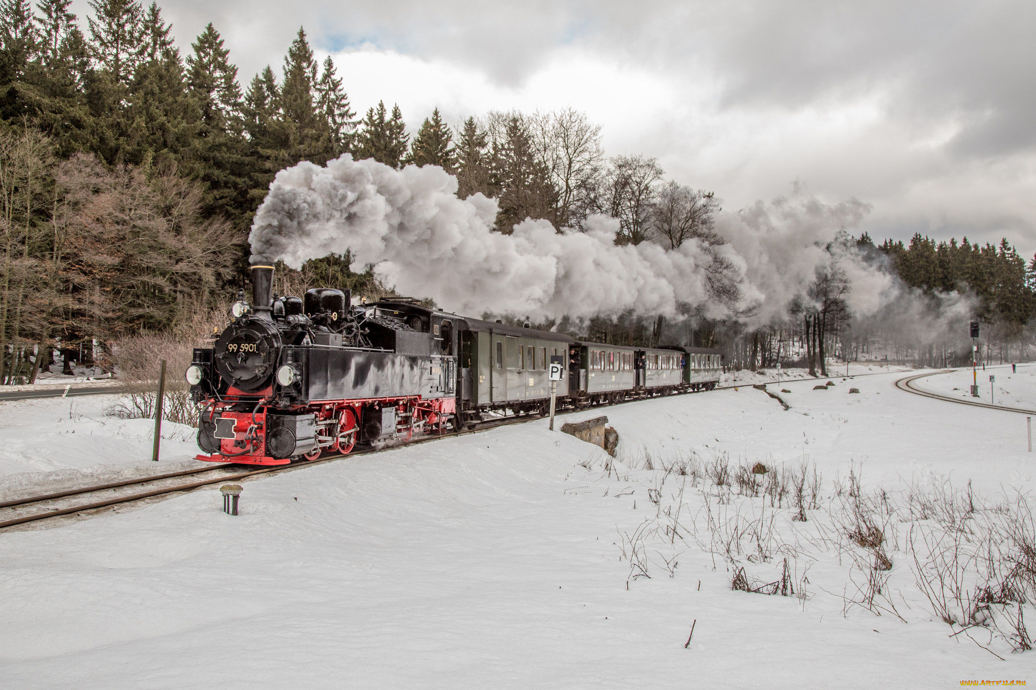 техника, паровозы, паровоз, рельсы
