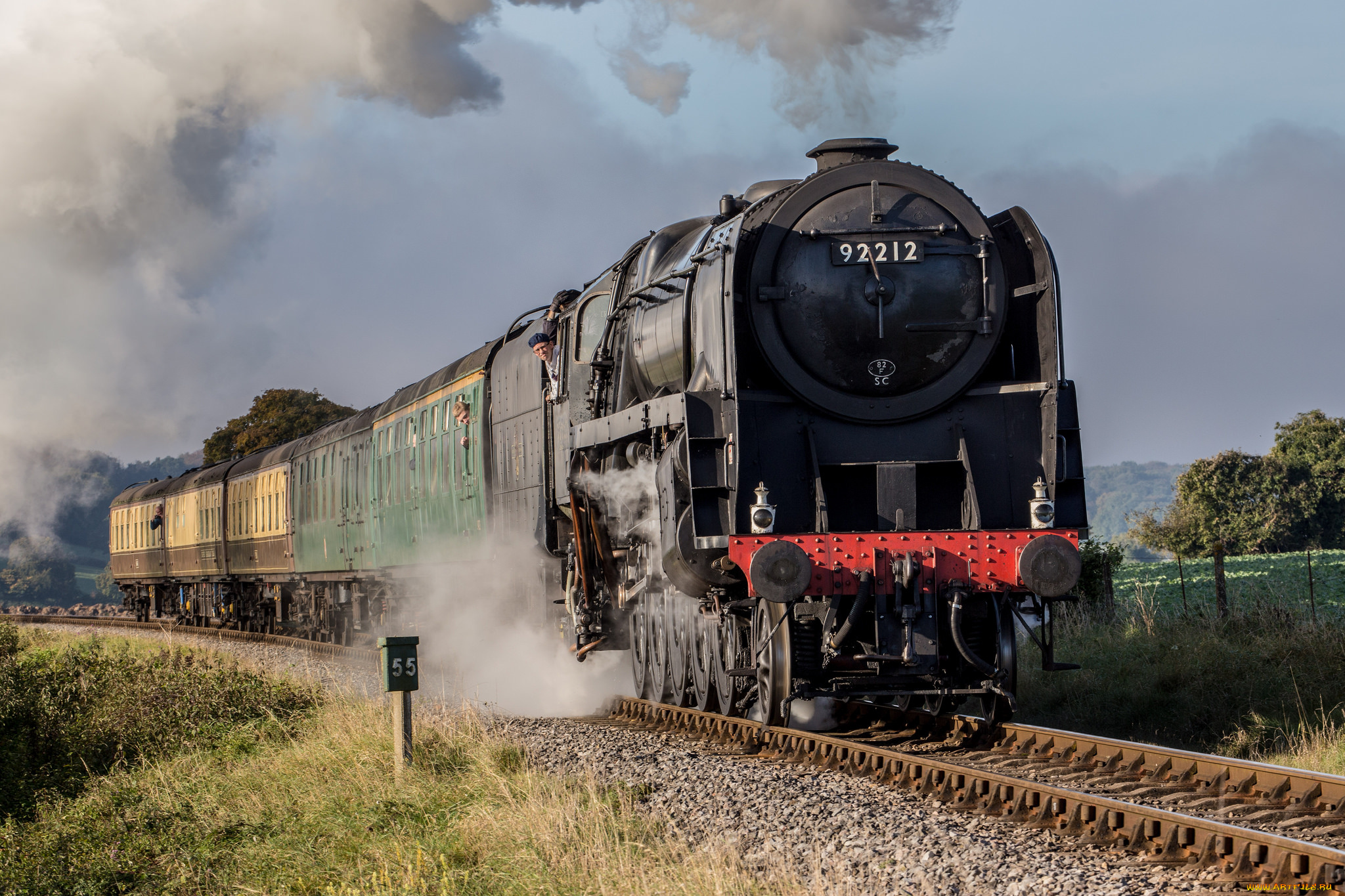 техника, паровозы, паровоз, рельсы