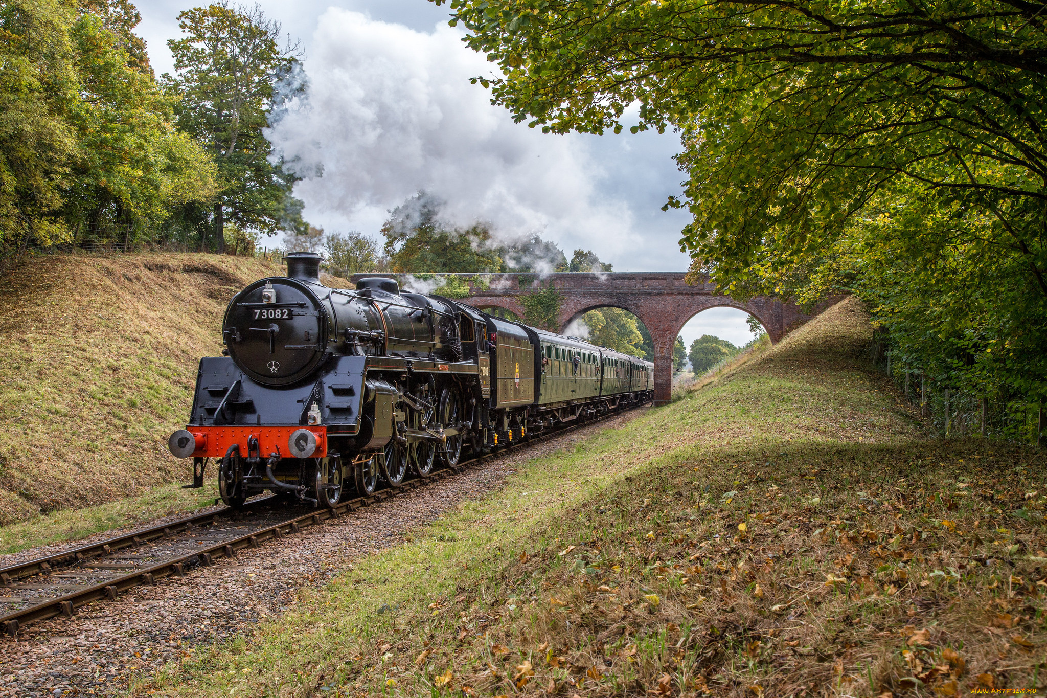 техника, паровозы, паровоз, рельсы