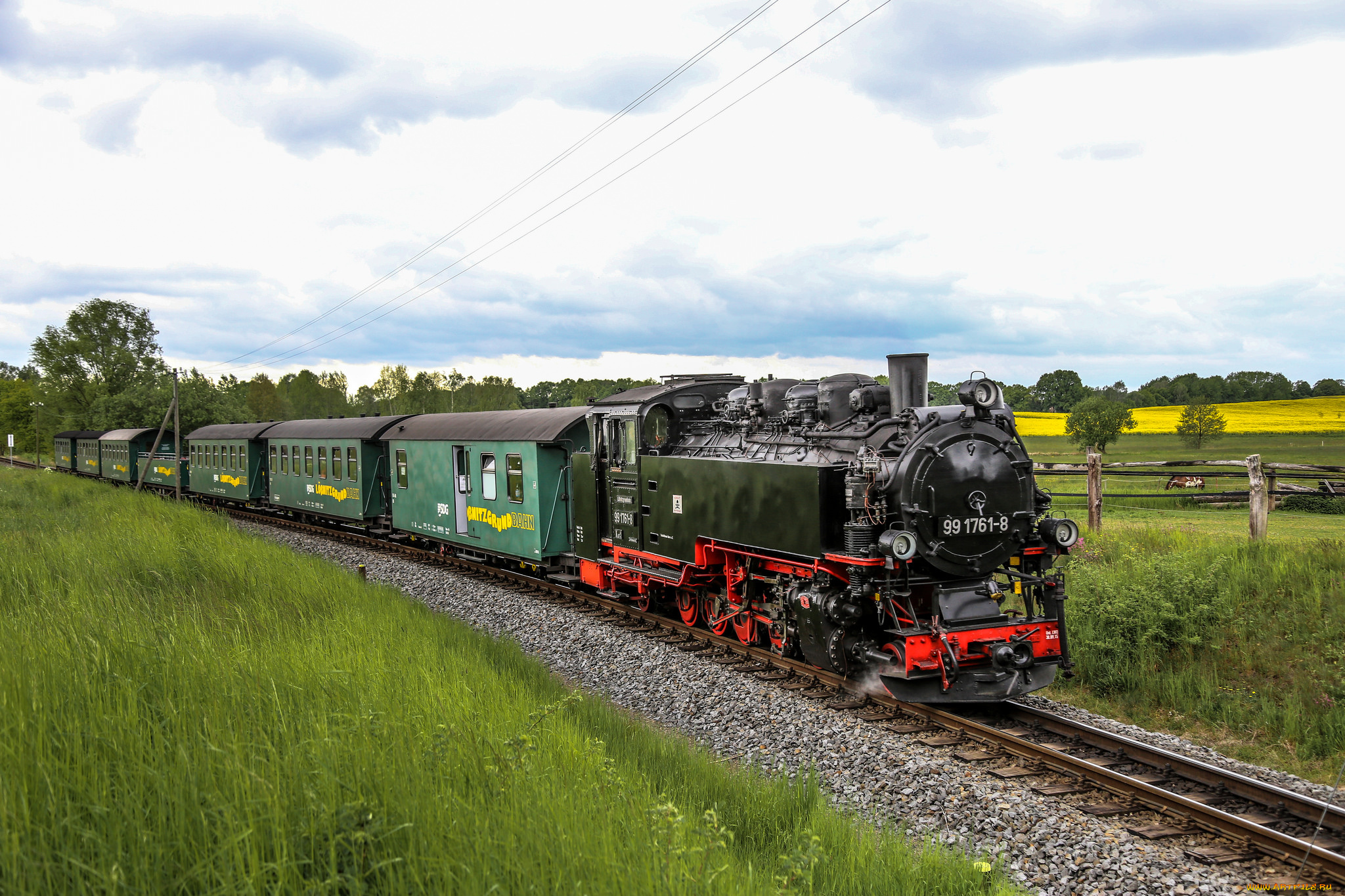 техника, паровозы, паровоз, рельсы