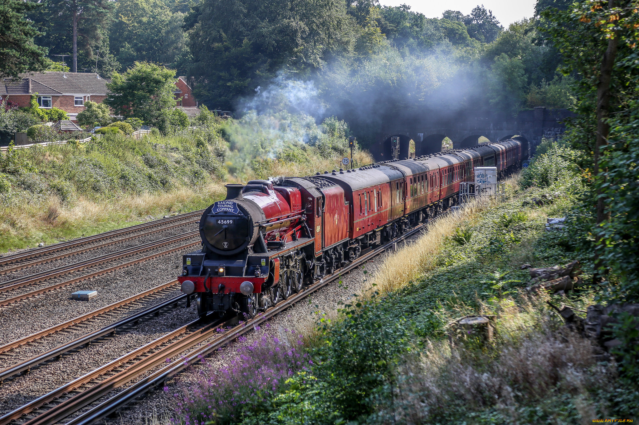 техника, паровозы, паровоз, рельсы