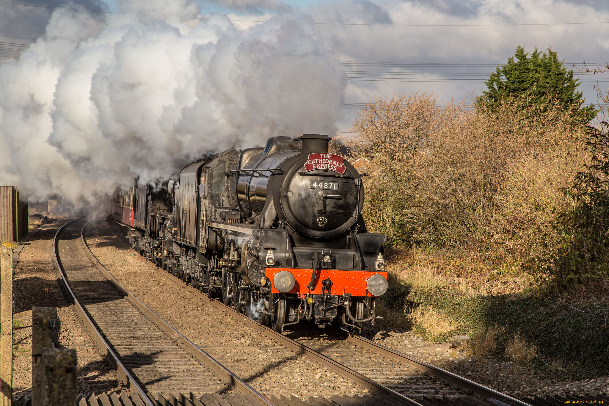 техника, паровозы, рельсы, паровоз