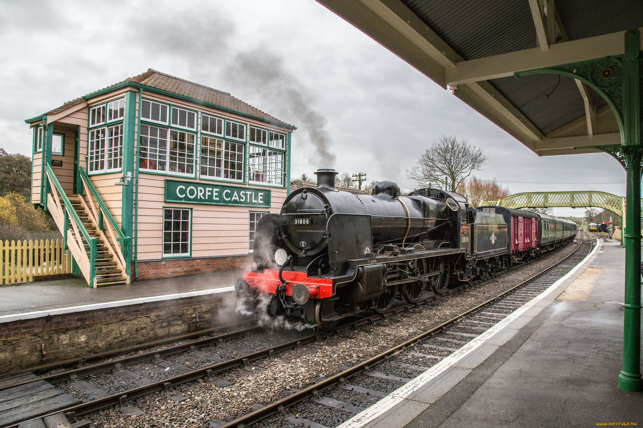 техника, паровозы, рельсы, паровоз