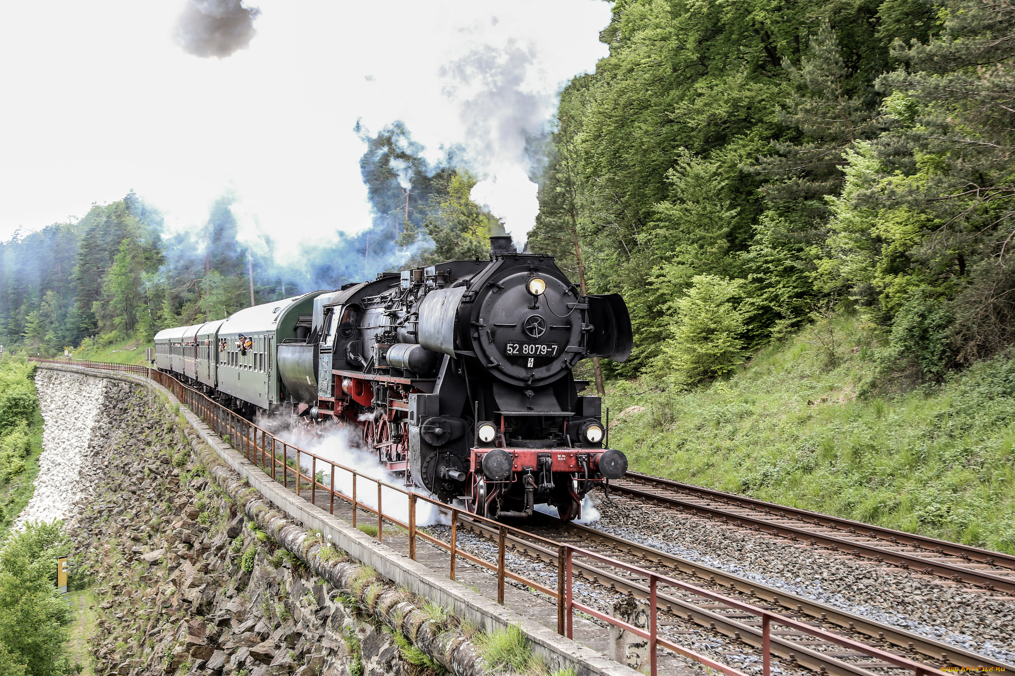 техника, паровозы, рельсы, паровоз