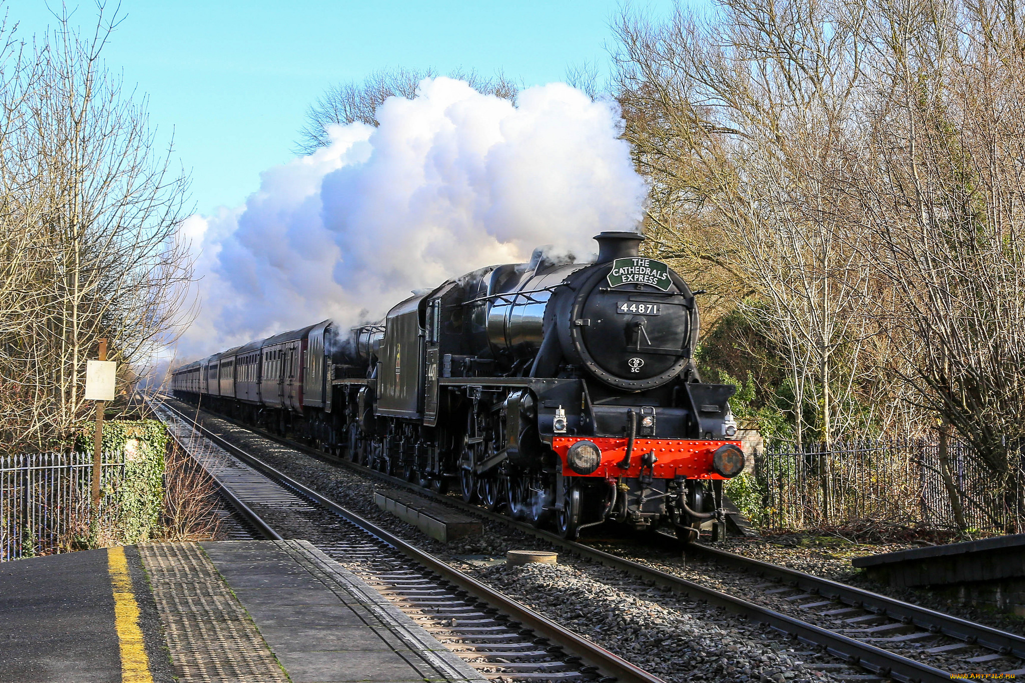 техника, паровозы, рельсы, паровоз