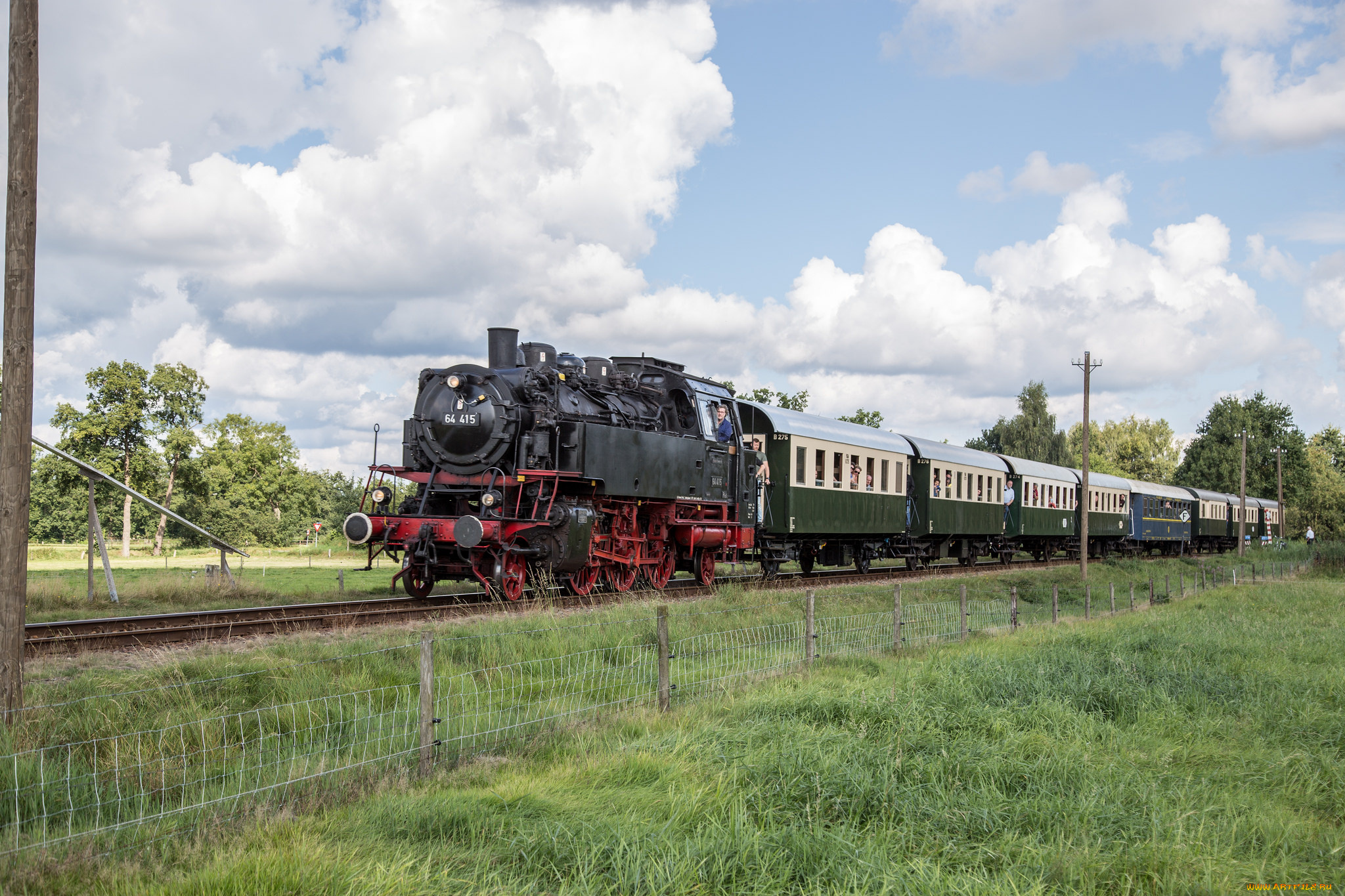 техника, паровозы, состав, локомотив