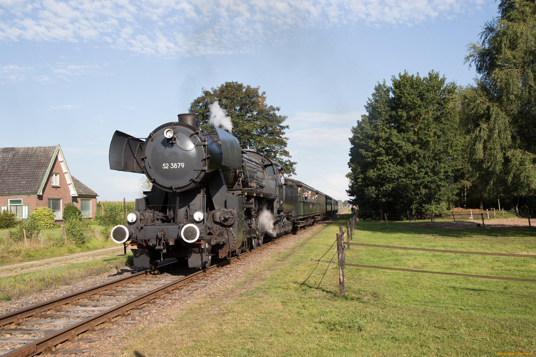 техника, паровозы, состав, локомотив