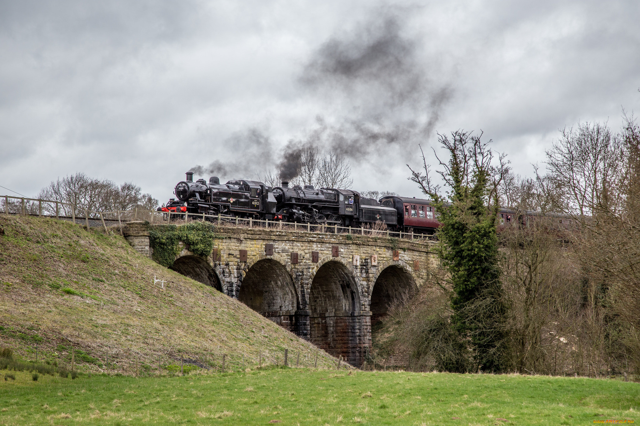 техника, паровозы, состав, локомотив