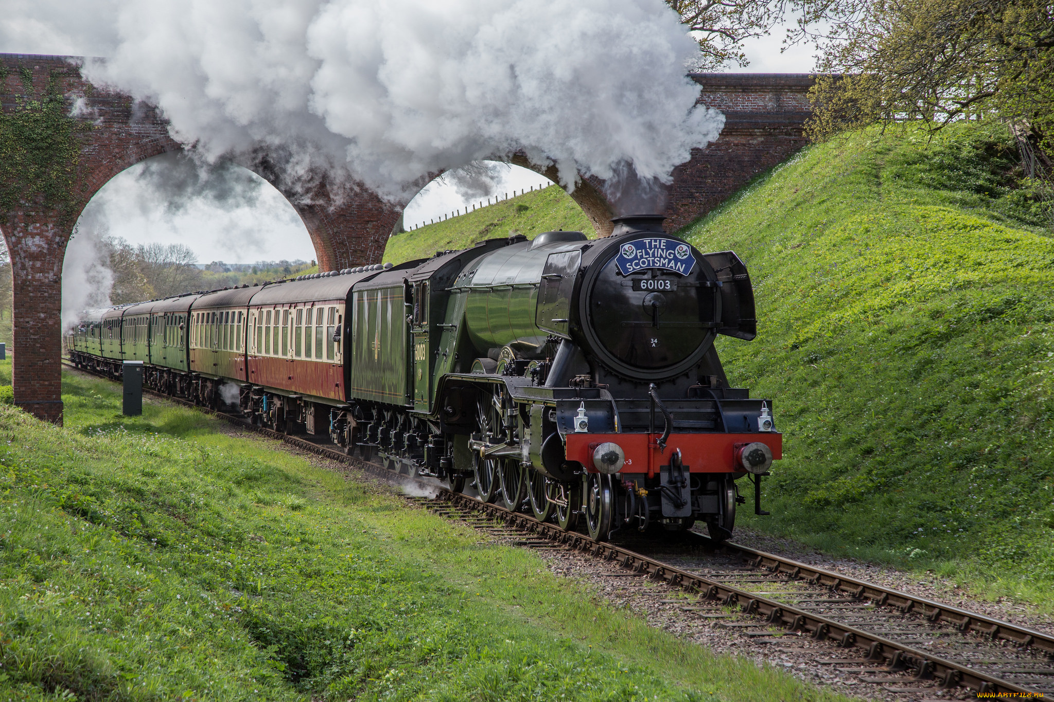 техника, паровозы, состав, локомотив