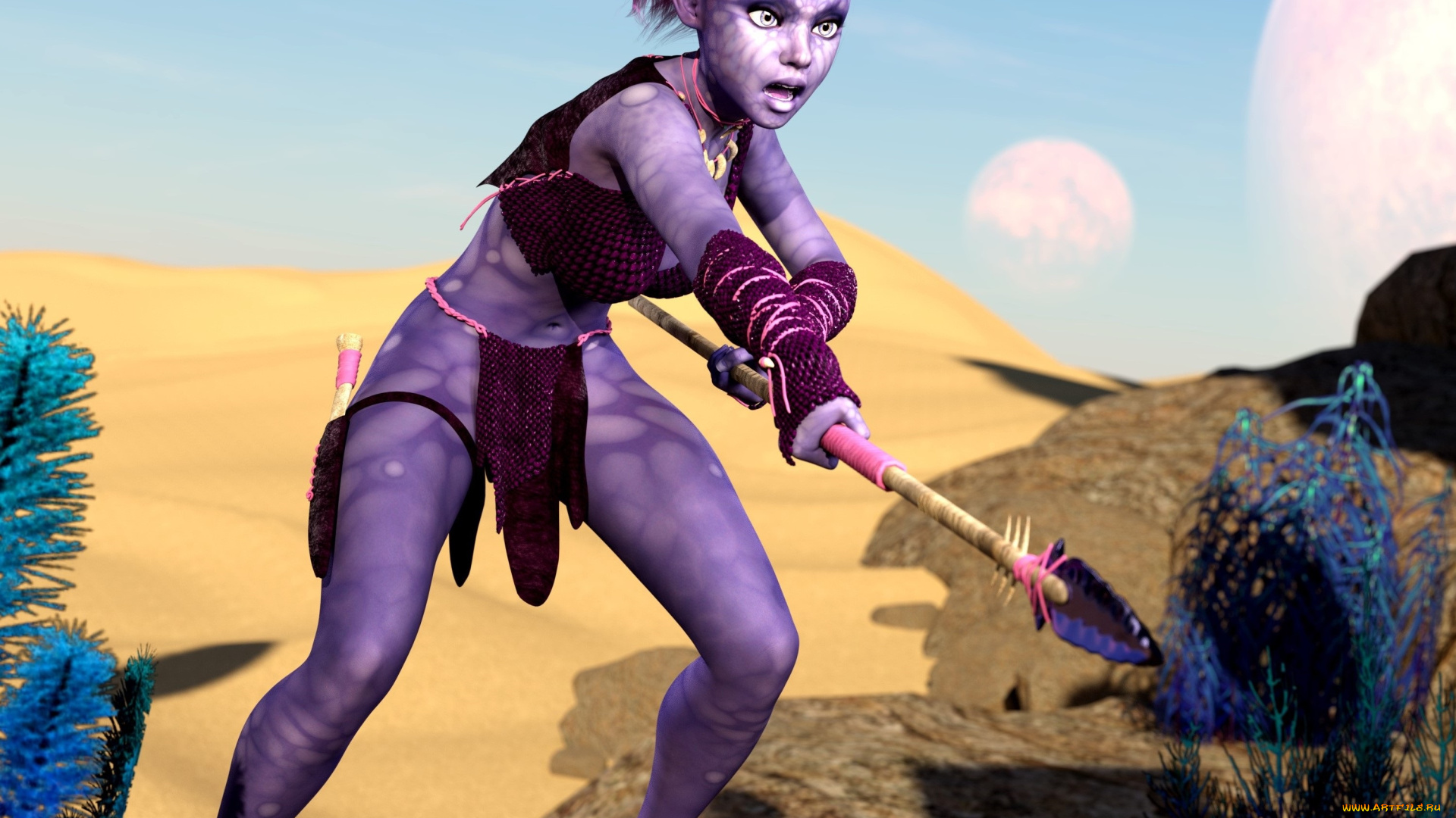 3д, графика, эльфы, , elves, фон, эльфийка, взгляд