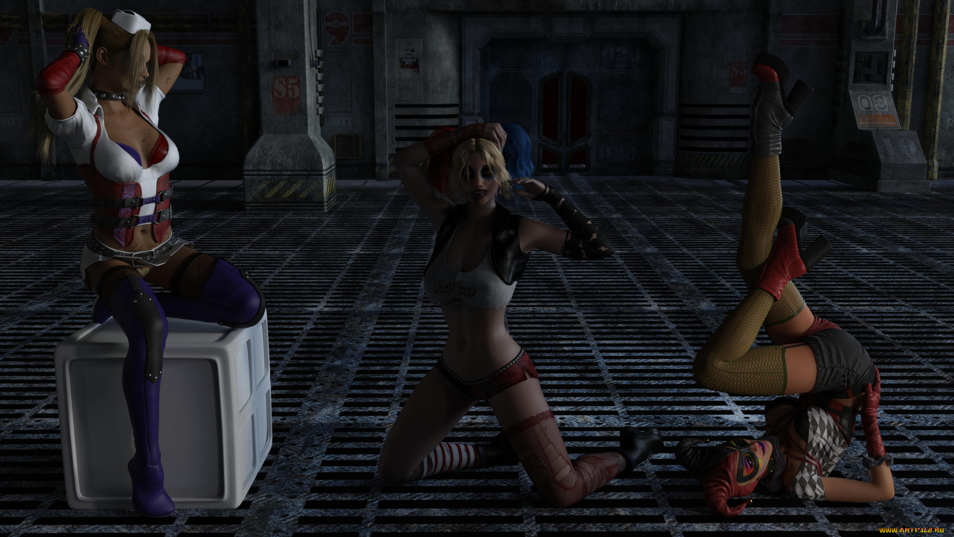 3д, графика, фантазия, , fantasy, фон, взгляд, девушки