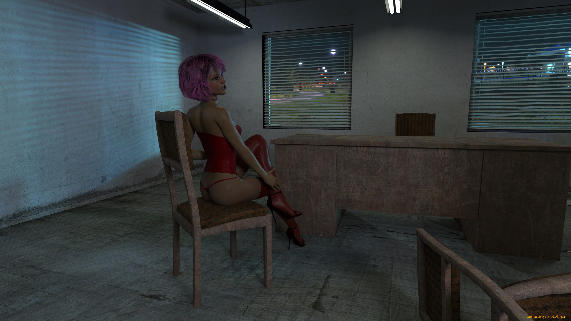 3д, графика, люди, , people, девушка, взгляд, фон