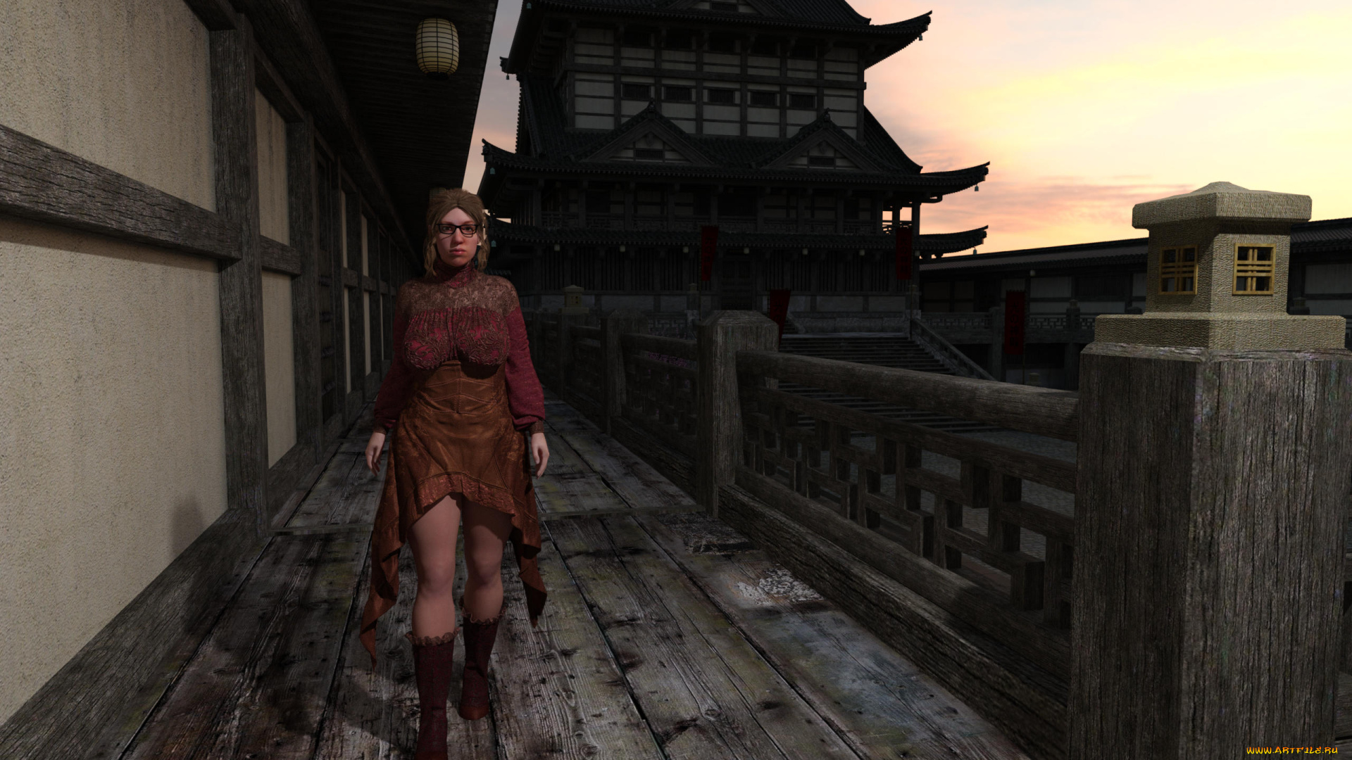 3д, графика, люди, , people, девушка, взгляд, фон