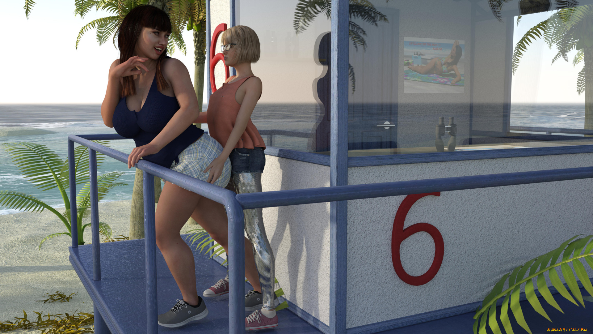 3д, графика, люди, , people, фон, взгляд, девушки