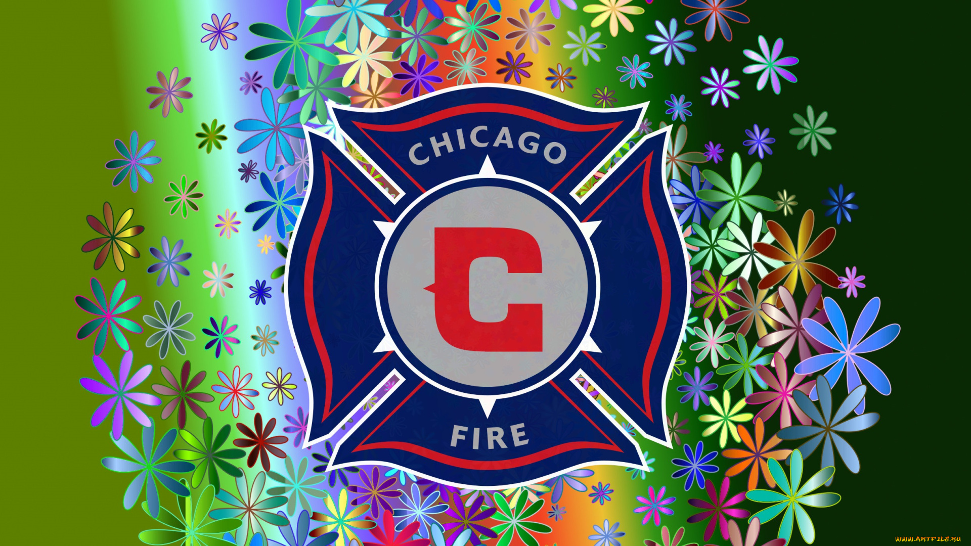 спорт, эмблемы, клубов, fire, soccer, club, chicago, фон, логотип