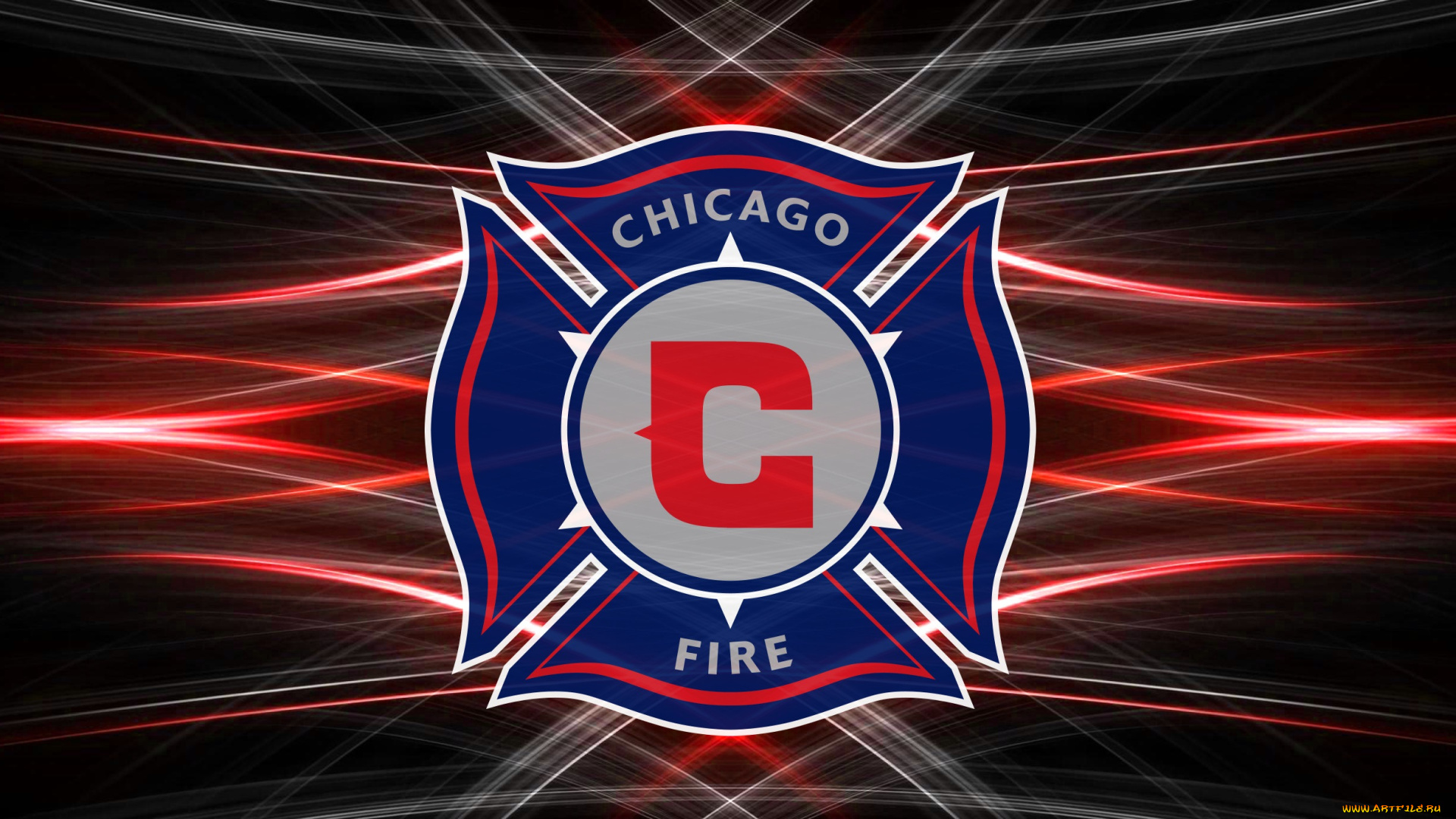 спорт, эмблемы, клубов, fire, soccer, club, chicago, фон, логотип