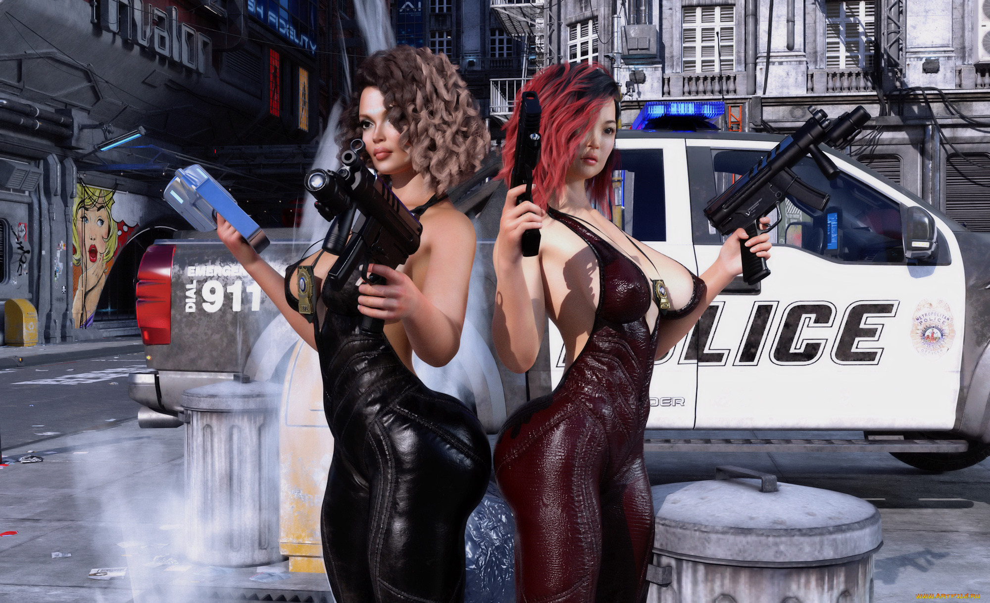 3д, графика, фантазия, , fantasy, фон, взгляд, девушки