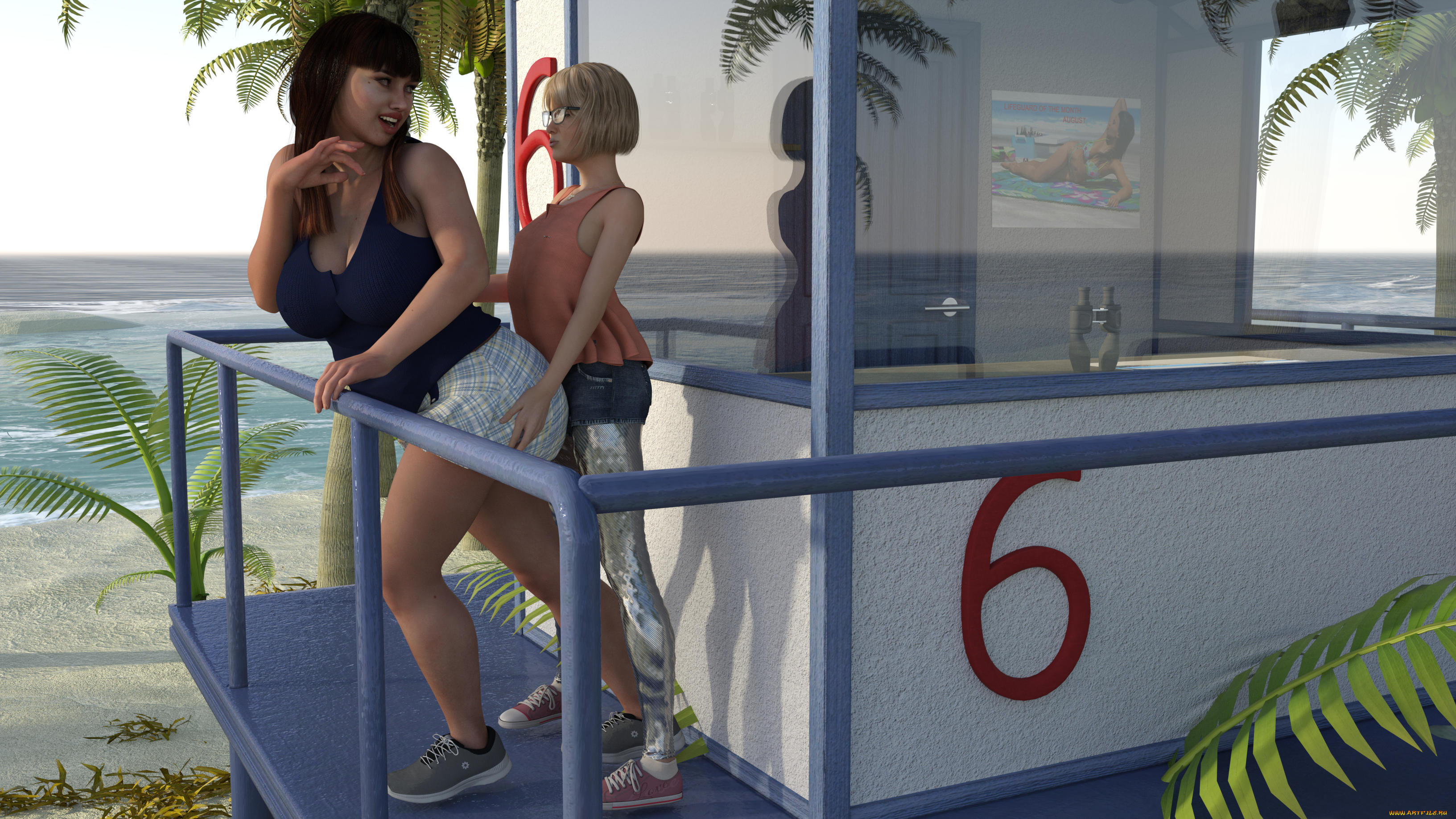 3д, графика, люди, , people, фон, взгляд, девушки