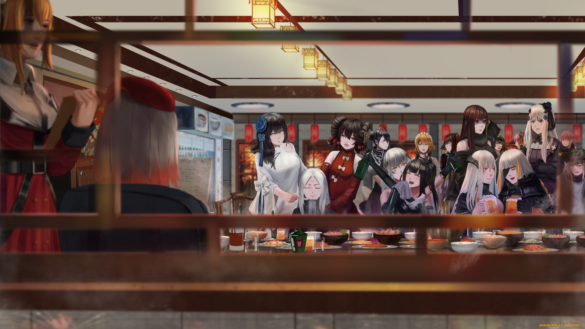 аниме, girls, frontline, girls, frontline