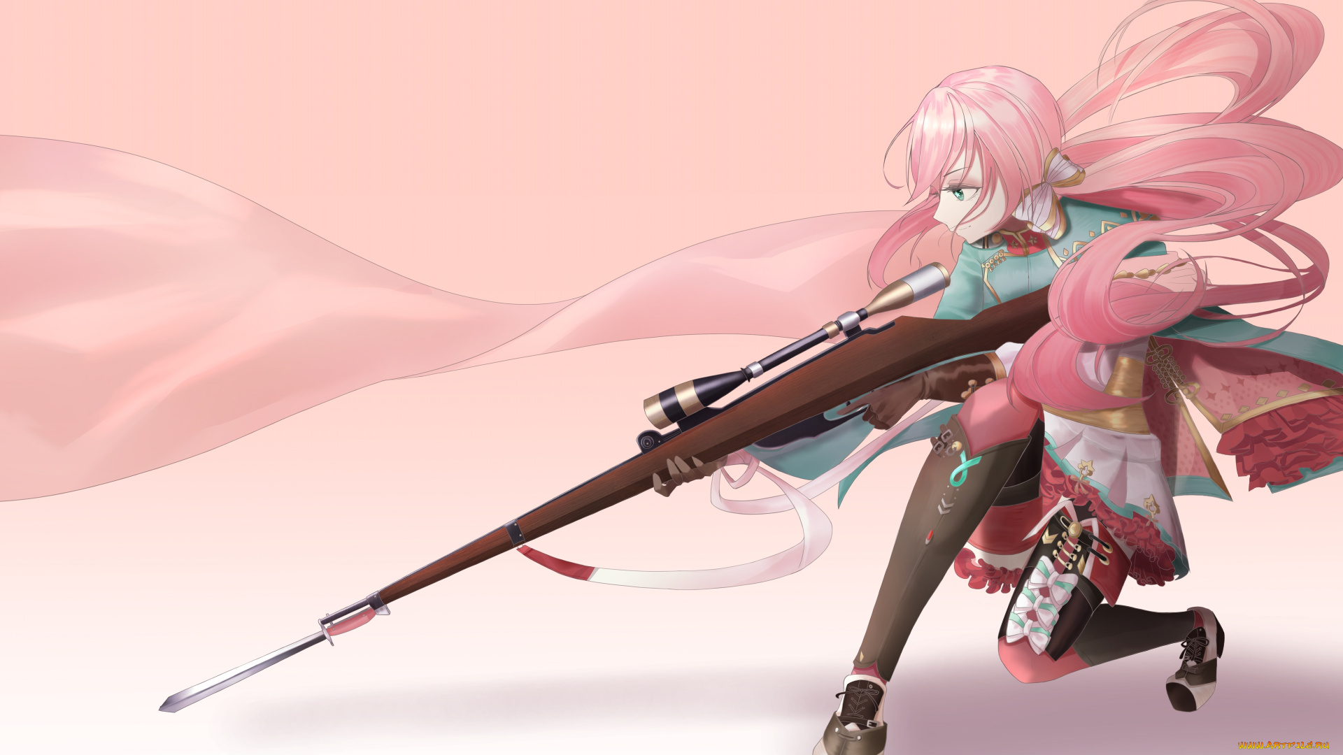 аниме, girls, frontline, girls, frontline