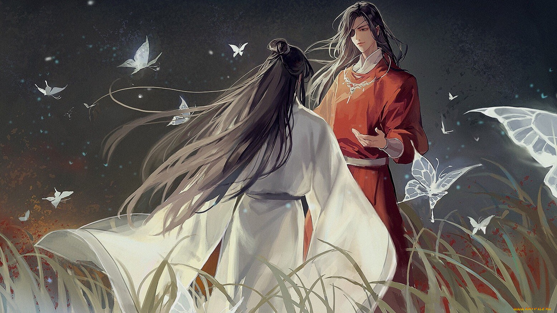 аниме, tian, guan, ci, fu, благословение, небожителей, tian, guan, ci, fu, мосян, тунсю