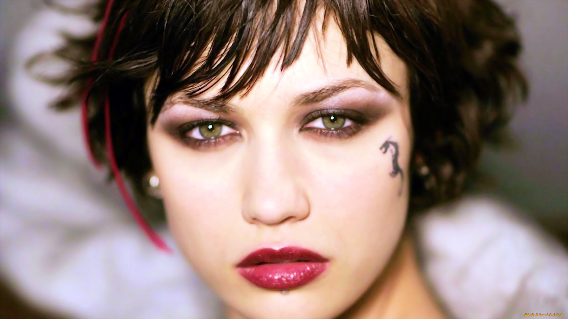 девушки, olga, kurylenko, шатенка, лицо, тату