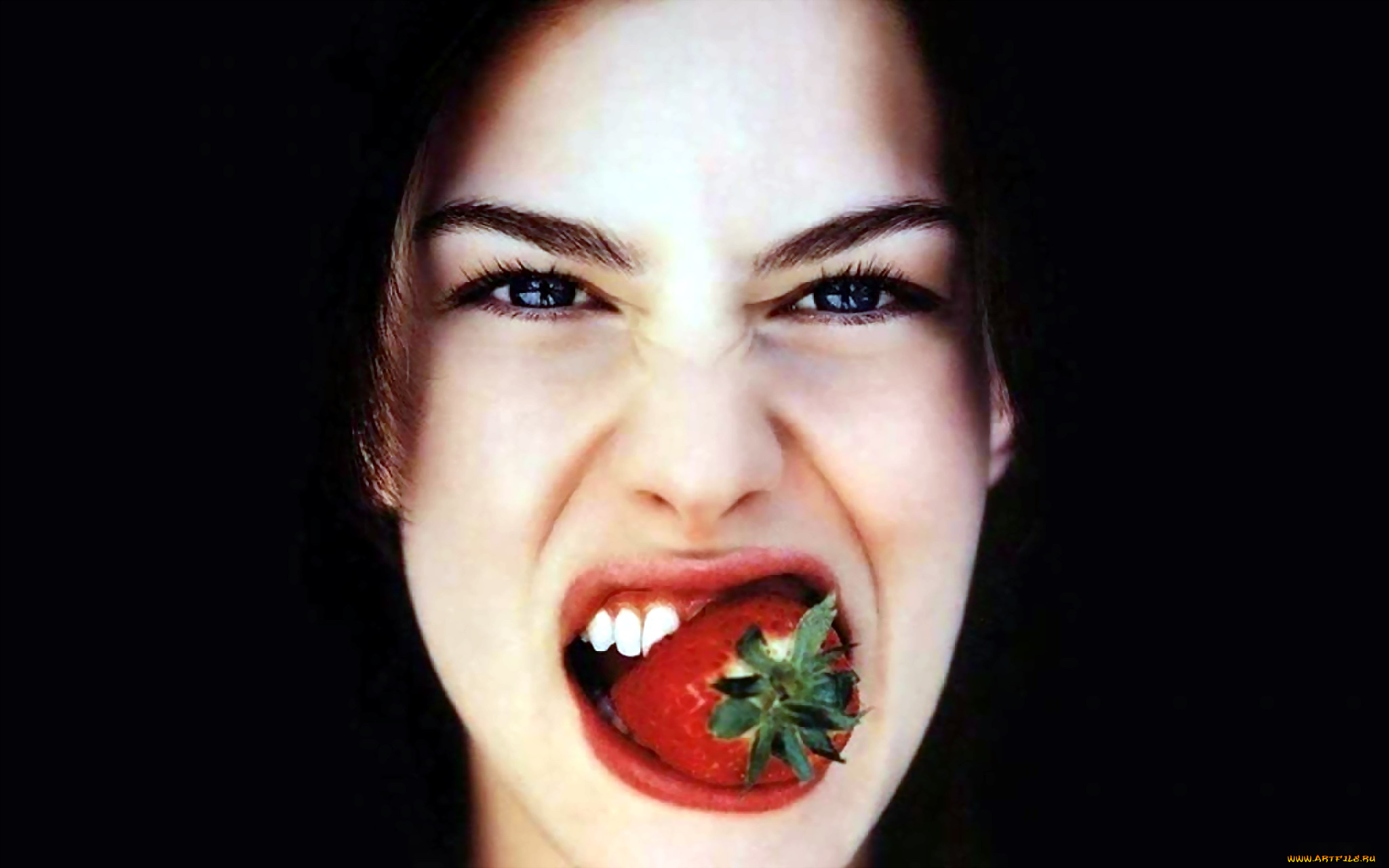 девушки, liv, tyler, лицо, клубника