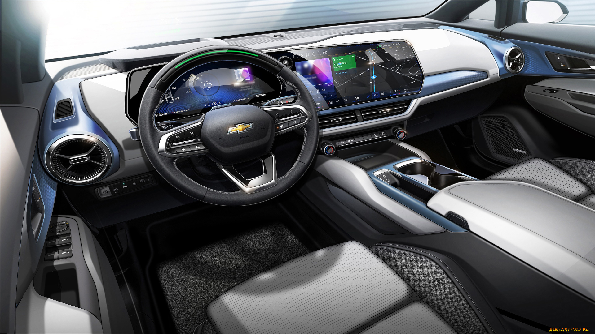 автомобили, интерьеры, 2024, chevrolet, equinox, ev, lt, шевроле, интерьер, салон