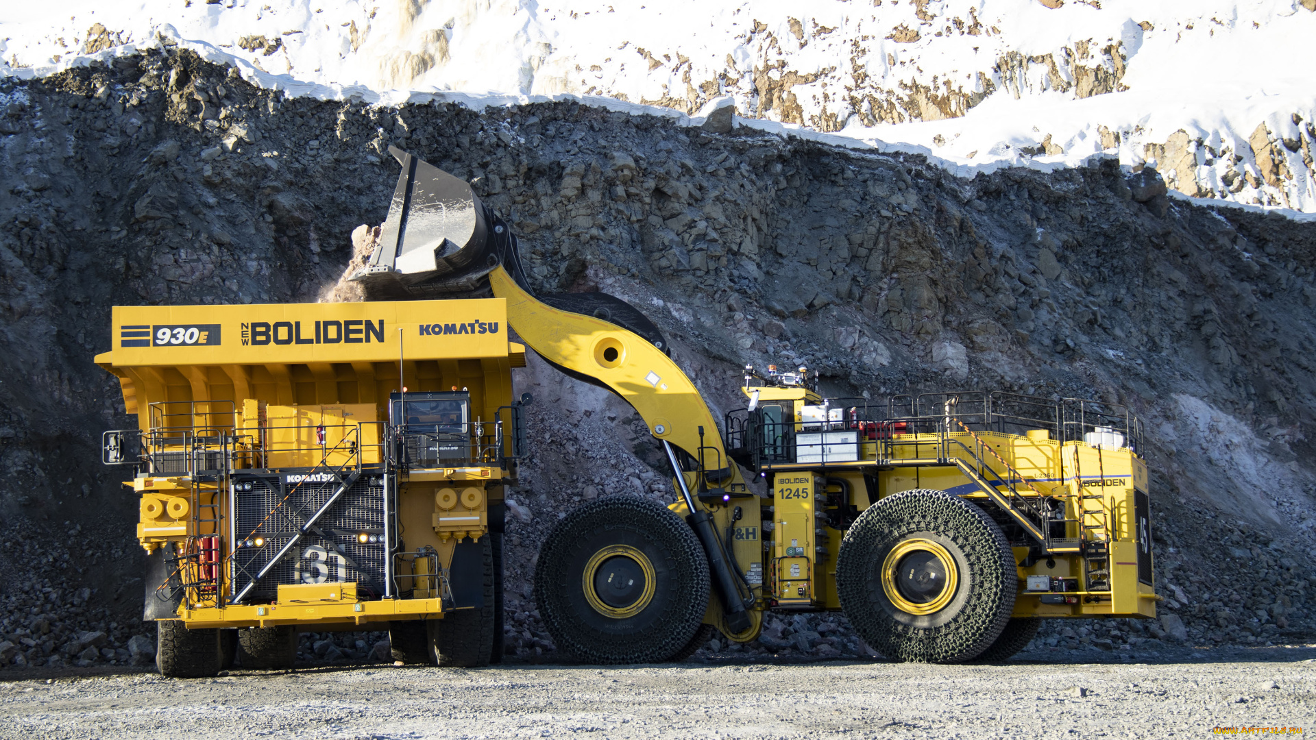 техника, фронтальные, погрузчики, komatsu