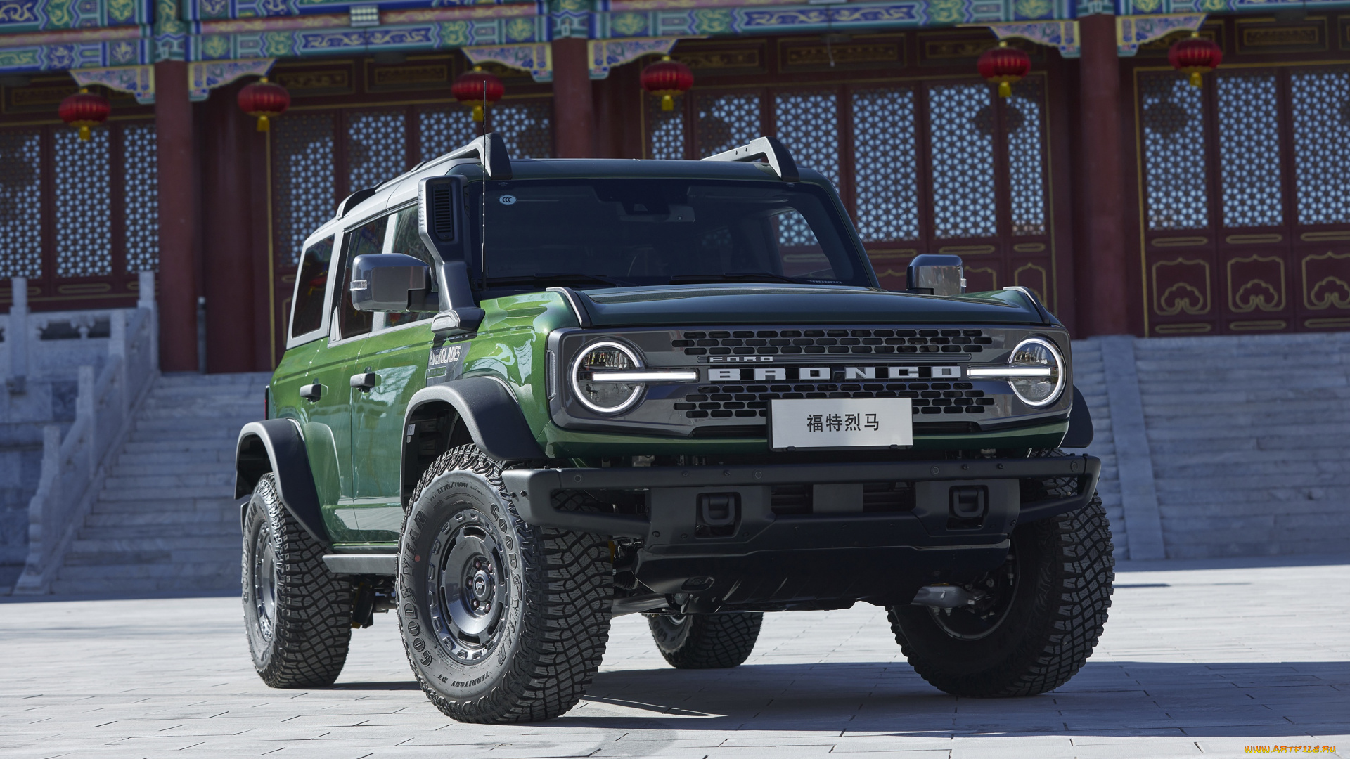 автомобили, ford, bronco, 4-door, everglades