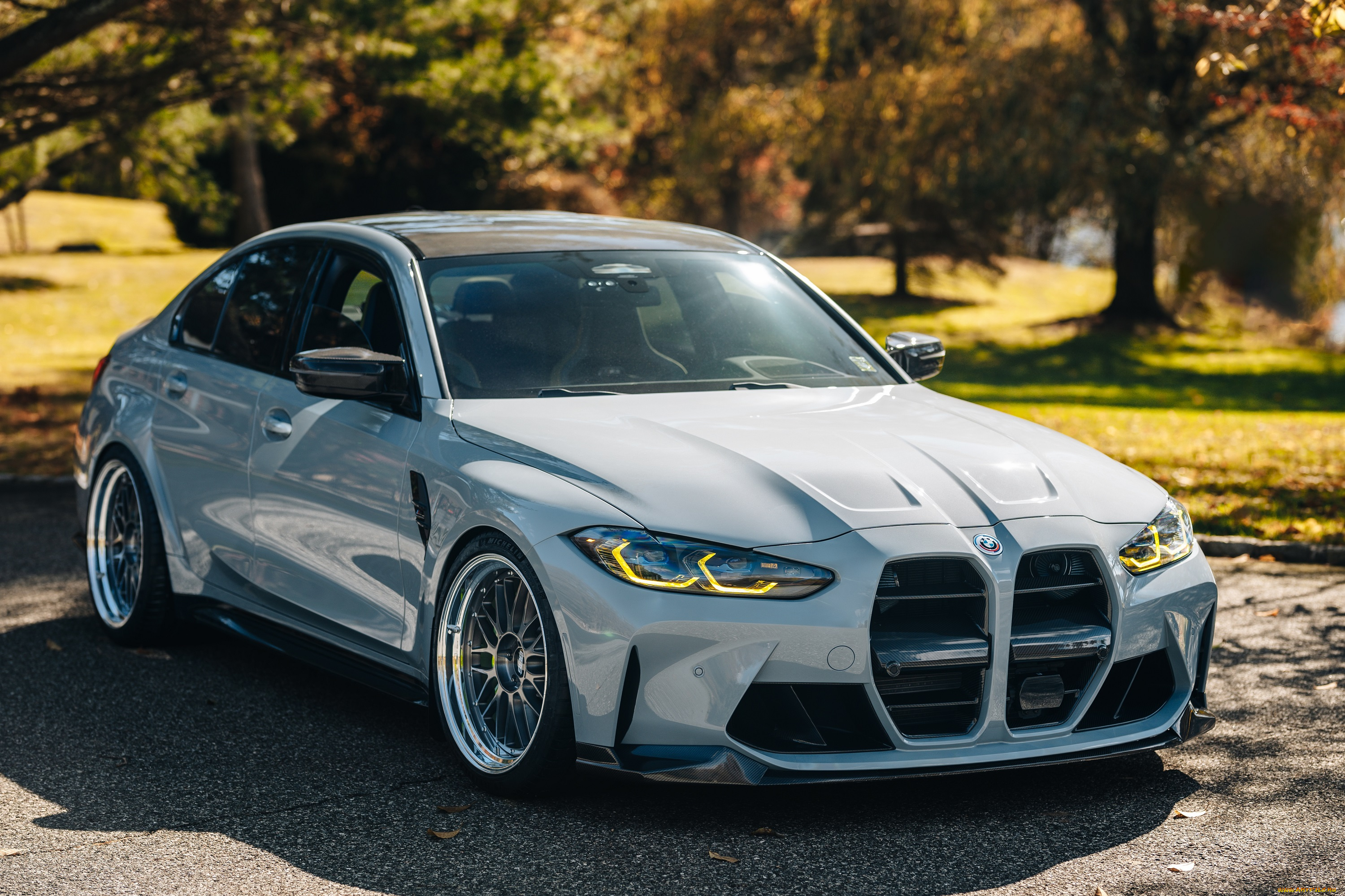 автомобили, bmw, front, grey, m3